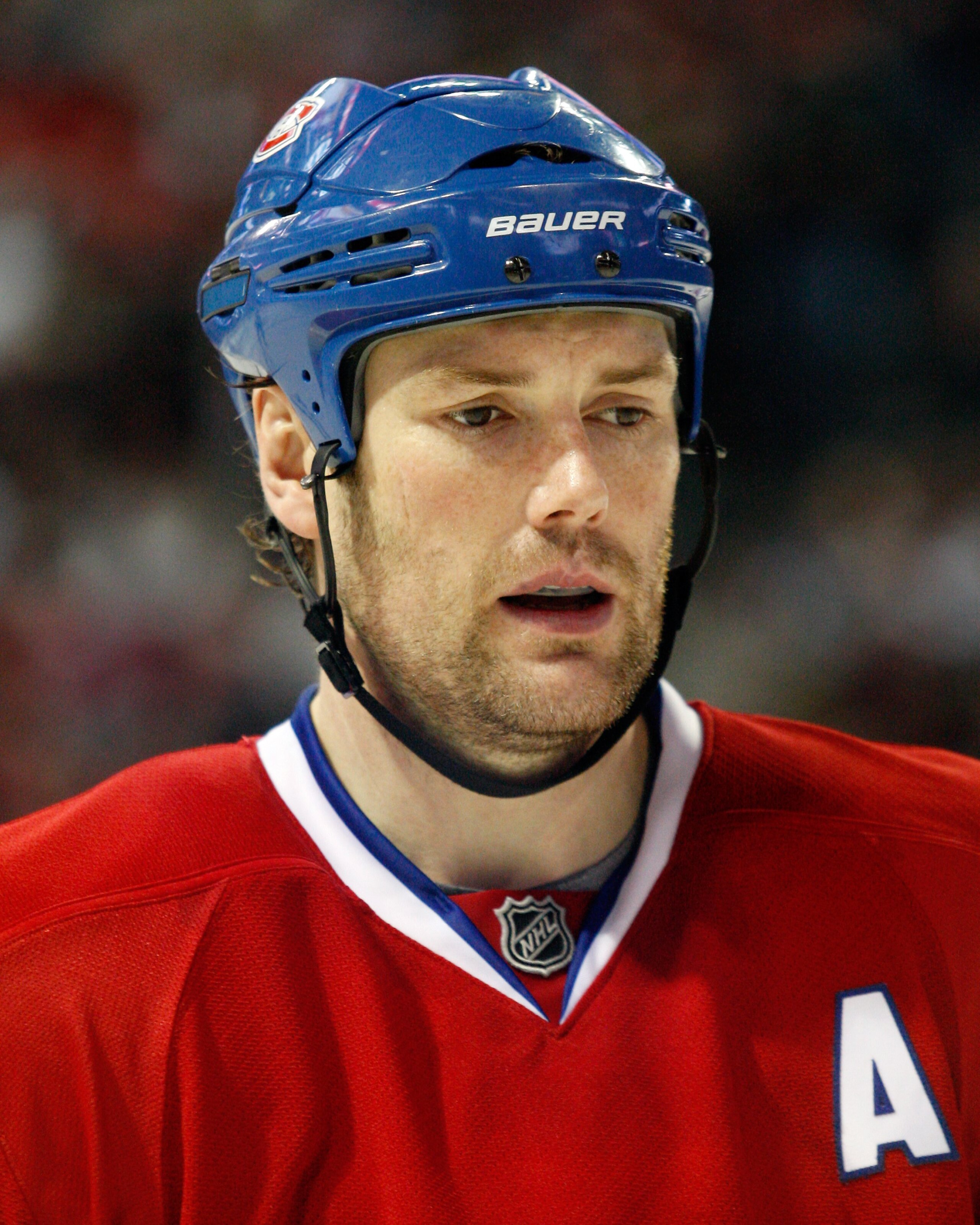 MONTREAL- JANUARY 16:  Hal Gill #75 of the Montreal Canadiens skates during the NHL game against the Ottawa Senators on January 16, 2010 at the Bell Centre in Montreal, Quebec, Canada.  The Senators defeated the Canadiens 4-2.  (Photo by Richard Wolowicz/