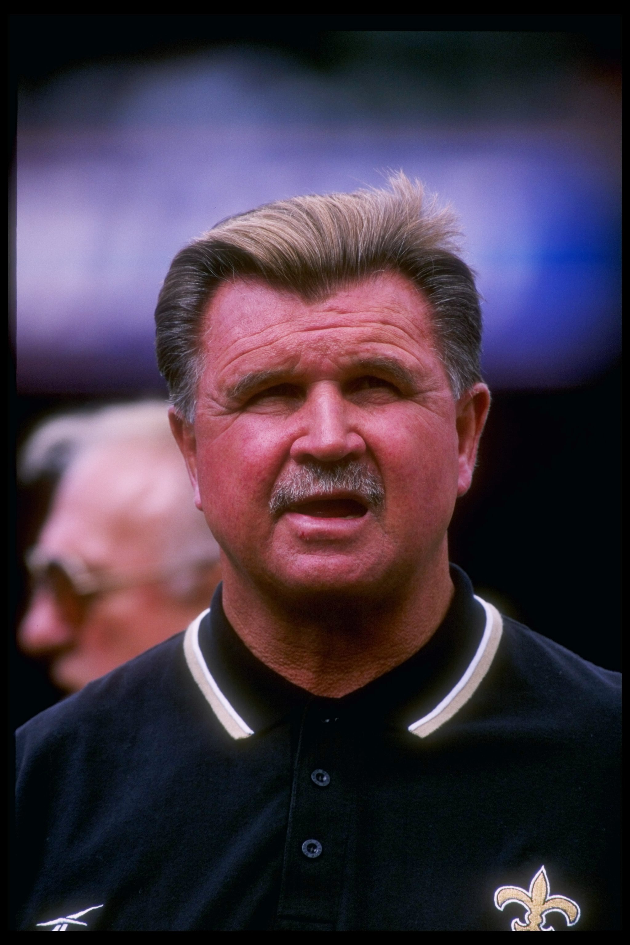 14 Sep 1997:  Head coach Mike Ditka of the the New Orleans Saints looks on during a game against the San Francisco 49ers at 3Com Park in San Francisco, California.  The 49ers won the game 33-7. Mandatory Credit: Otto Greule  /Allsport