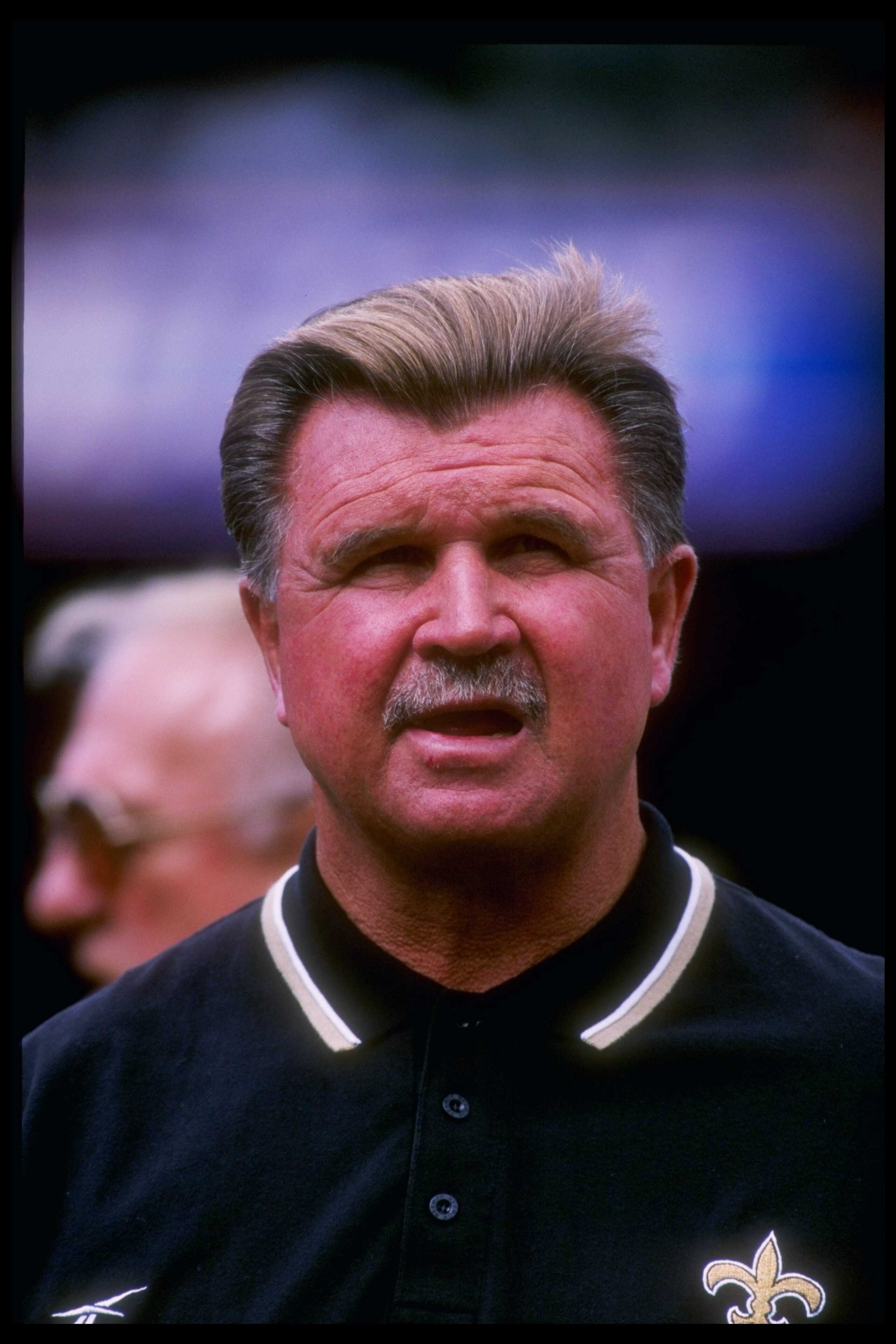 14 Sep 1997:  Head coach Mike Ditka of the the New Orleans Saints looks on during a game against the San Francisco 49ers at 3Com Park in San Francisco, California.  The 49ers won the game 33-7. Mandatory Credit: Otto Greule  /Allsport