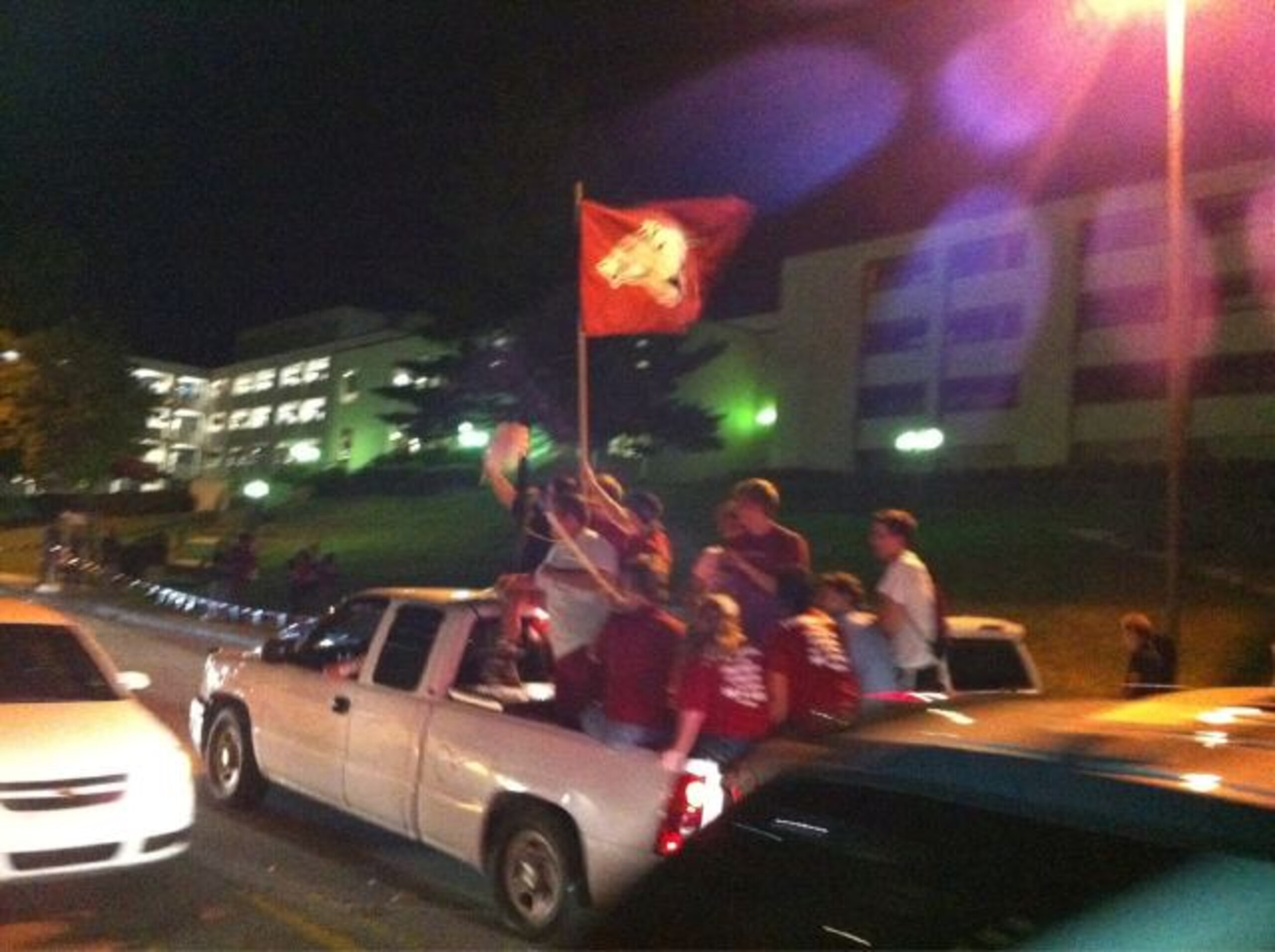 Waving the Flag via RazorbackCamper on twitter