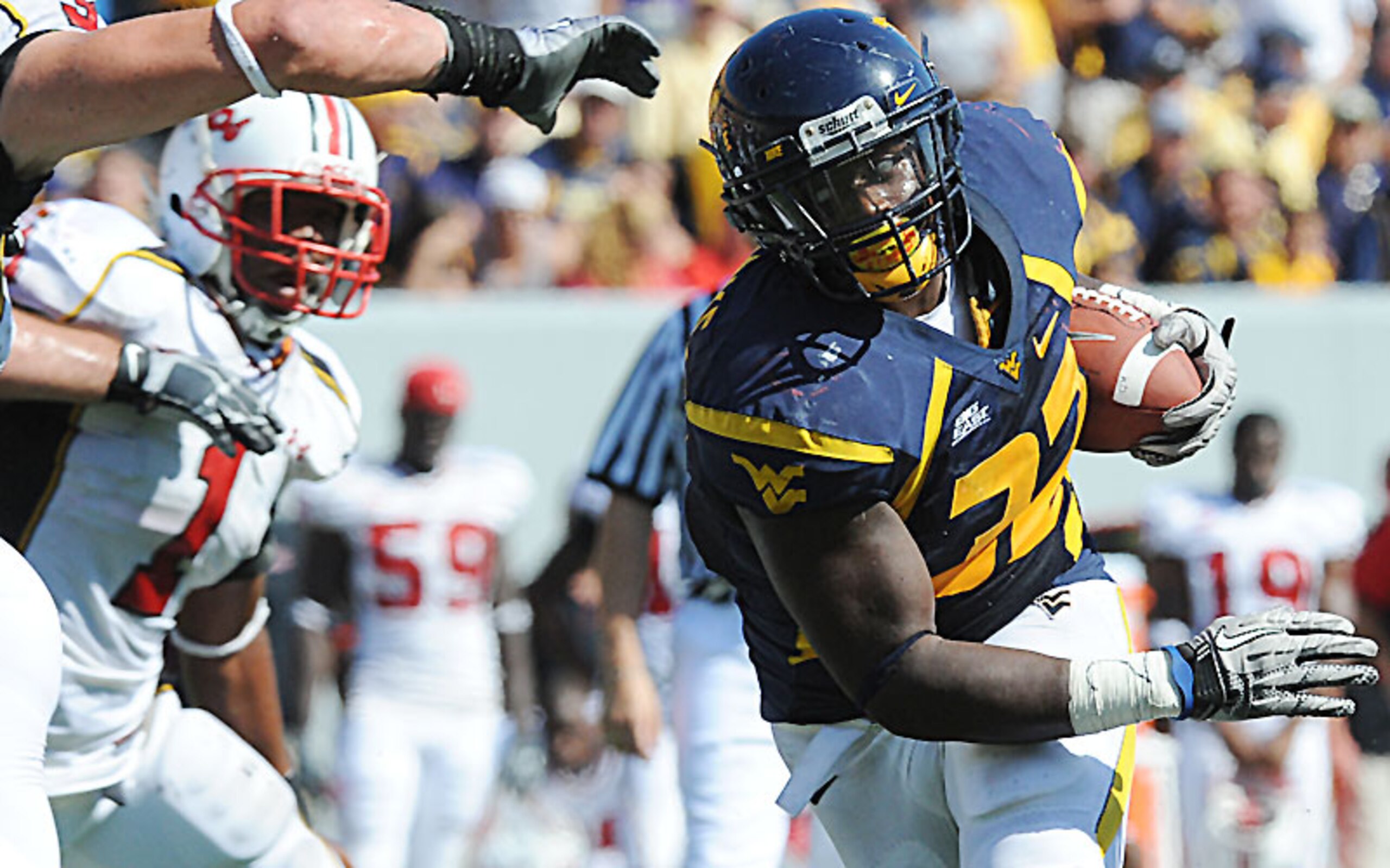 Against Maryland, fullback Ryan Clarke had a career-high 15 carries for 65 yards (also a career-high). Against Maryland, fullback Ryan Clarke had a career-high 15 carries for 65 yards (also a career-high).