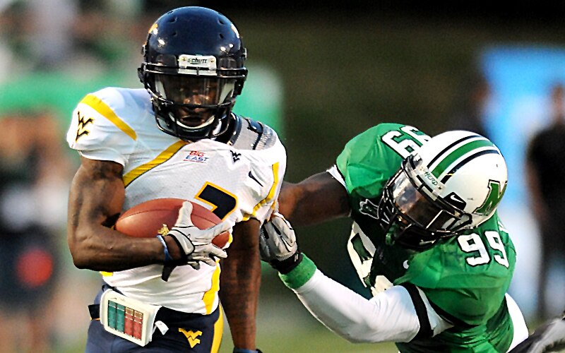 Through three games this season, Noel Devine is averaging 118 yards per game.