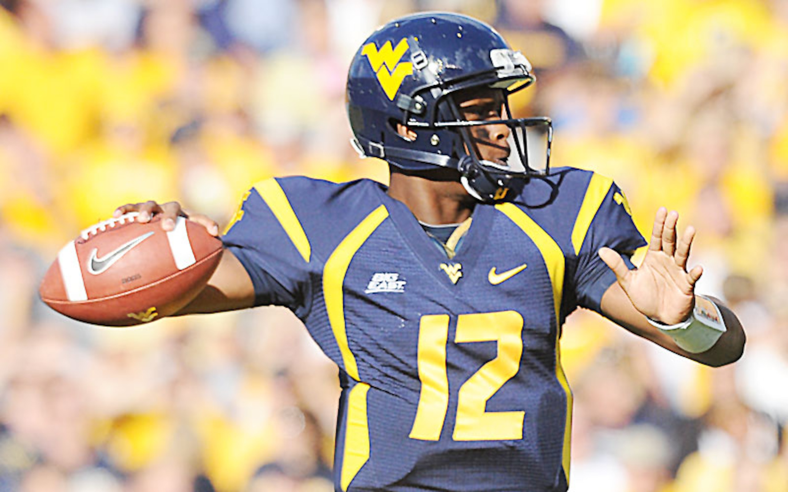 Geno Smith led the Mountaineers to a second half comeback against Marshall two weeks ago. Geno Smith led the Mountaineers to a second half comeback against Marshall two weeks ago.
