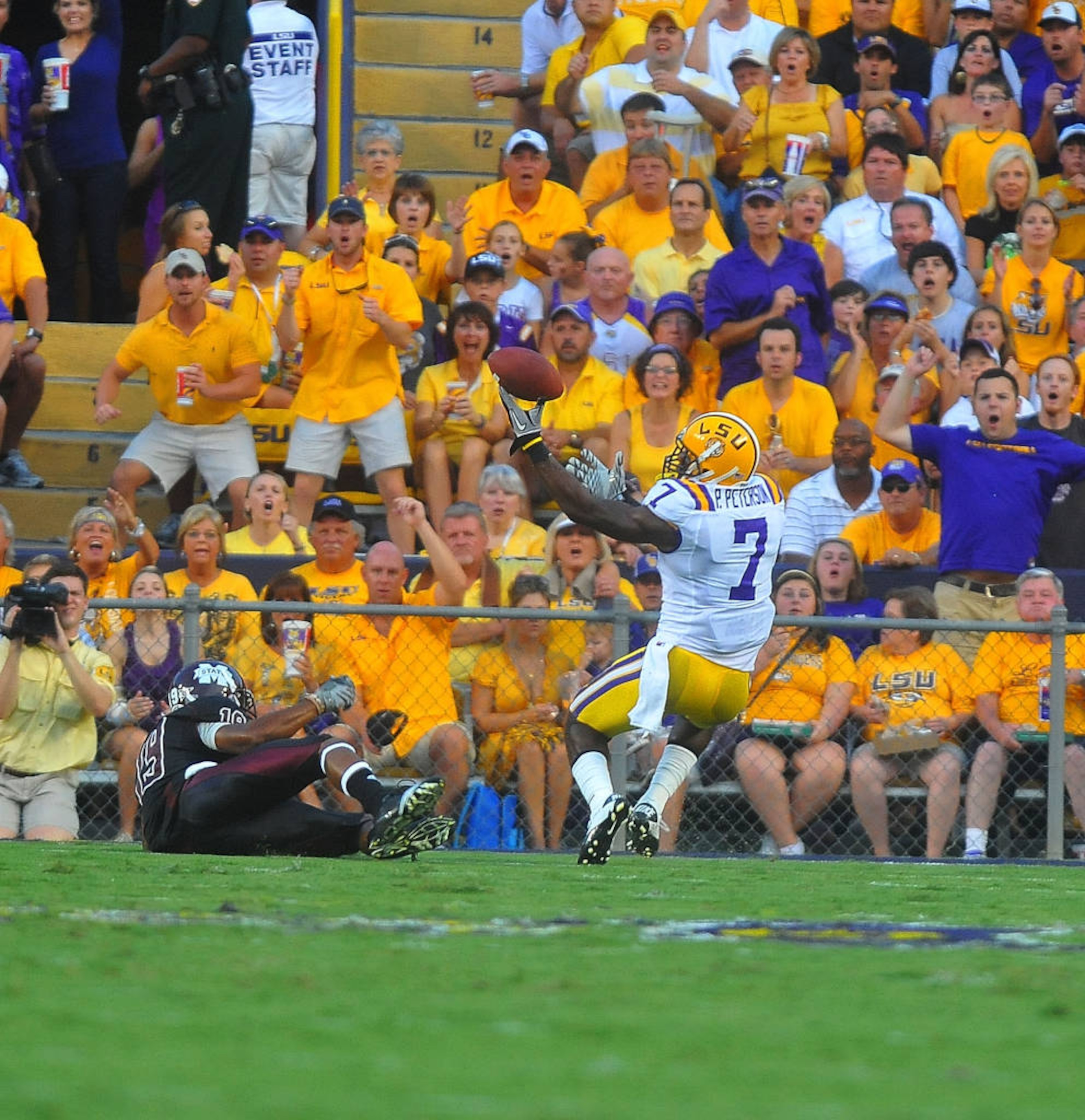 LSU cornerback Patrick Peterson is one of the most dangerous players in the country.