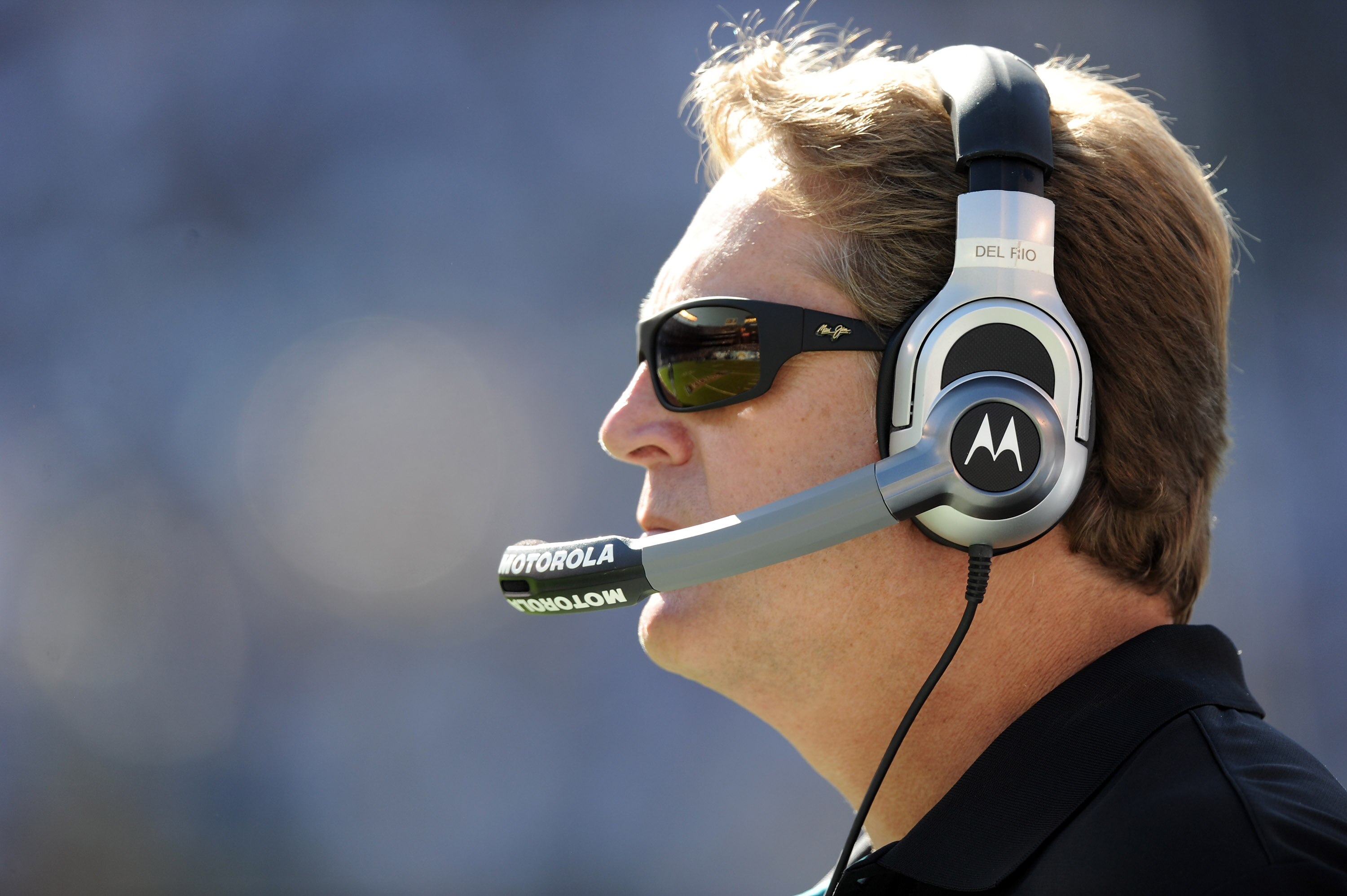 SAN DIEGO - SEPTEMBER 19: Head coach Jack Del Rio of the Jacksonville Jaguars on the sidelines during a 38-13 loss to the San Diego Chargers at Qualcomm Stadium on September 19, 2010 in San Diego, California. (Photo by Harry How/Getty Images) SAN DIEGO - SEPTEMBER 19: Head coach Jack Del Rio of the Jacksonville Jaguars on the sidelines during a 38-13 loss to the San Diego Chargers at Qualcomm Stadium on September 19, 2010 in San Diego, California. (Photo by Harry How/Getty Images)