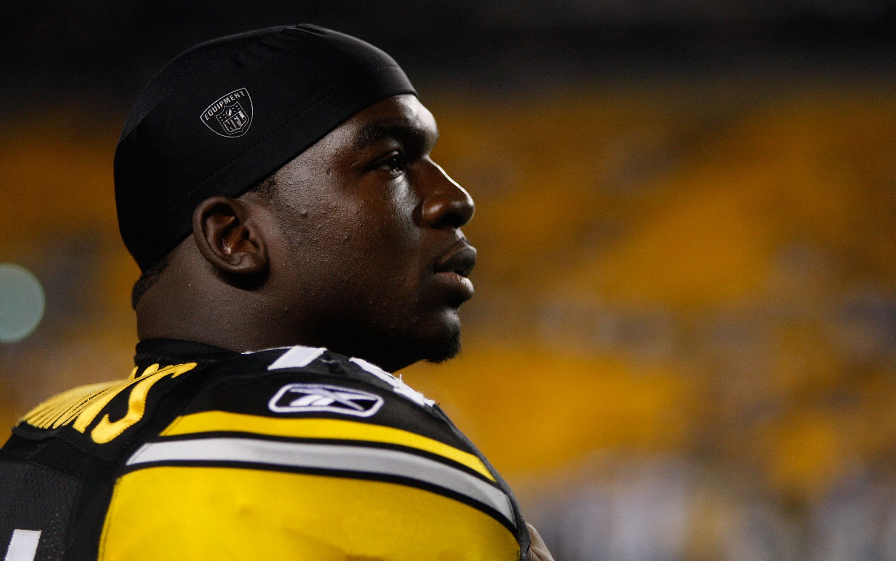PITTSBURGH - SEPTEMBER 02: Lawrence Timmons #94 of the Pittsburgh Steelers watches his team from the sideline during the preseason game against the Carolina Panthers on September 2, 2010 at Heinz Field in Pittsburgh, Pennsylvania. (Photo by Jared Wickerha