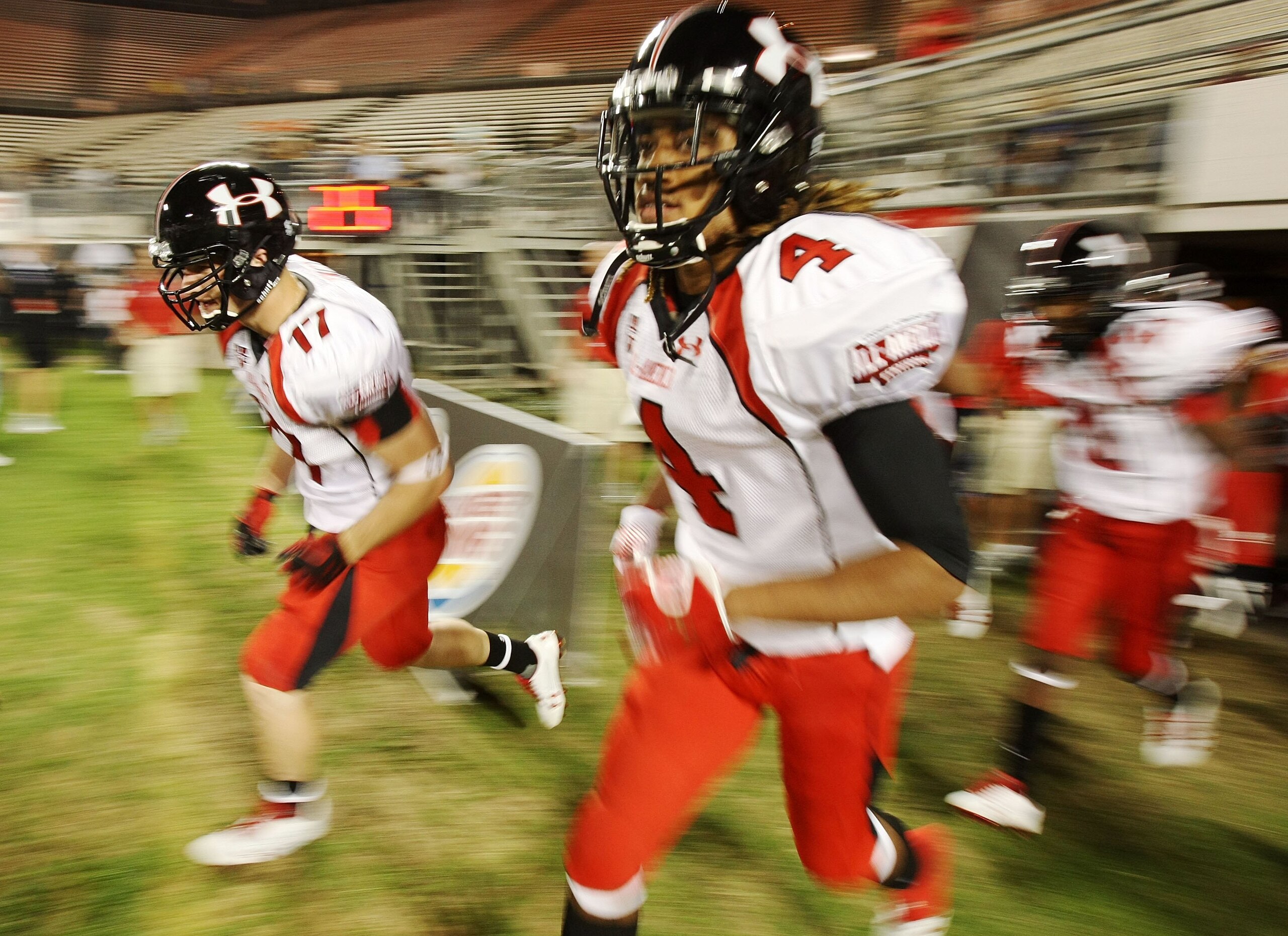 ORLANDO, FL - JANUARY 04:  Safety Stephon Gilmore #4 of the white team runs onto the field before the All America Under Armour Football Game at Florida Citrus Bowl on January 4, 2009 in Orlando, Florida.  (Photo by Doug Benc/Getty Images)