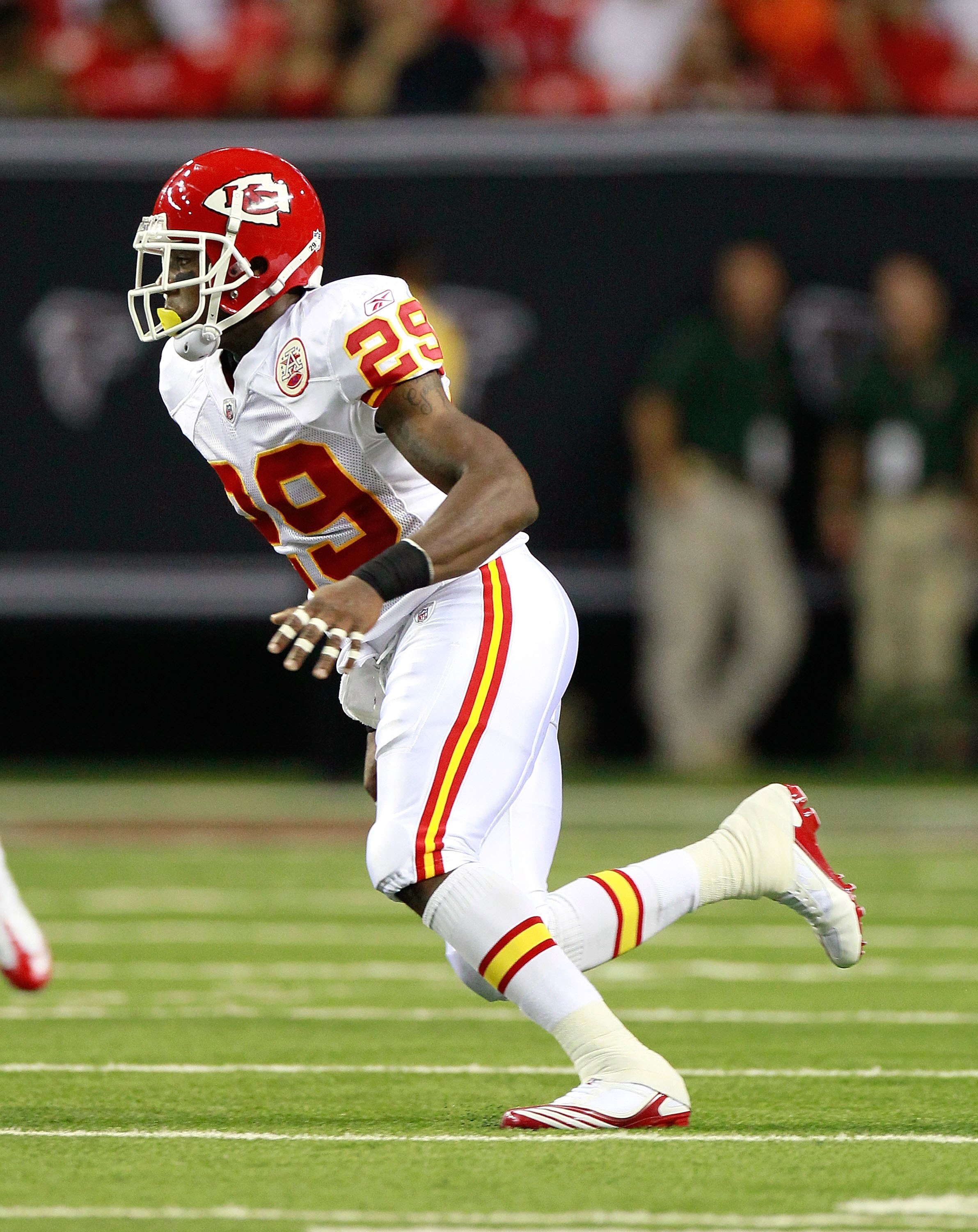 ATLANTA - AUGUST 13: Eric Berry #29 of the Kansas City Chiefs against the Atlanta Falcons at Georgia Dome on August 13, 2010 in Atlanta, Georgia. (Photo by Kevin C. Cox/Getty Images) ATLANTA - AUGUST 13: Eric Berry #29 of the Kansas City Chiefs against the Atlanta Falcons at Georgia Dome on August 13, 2010 in Atlanta, Georgia. (Photo by Kevin C. Cox/Getty Images)
