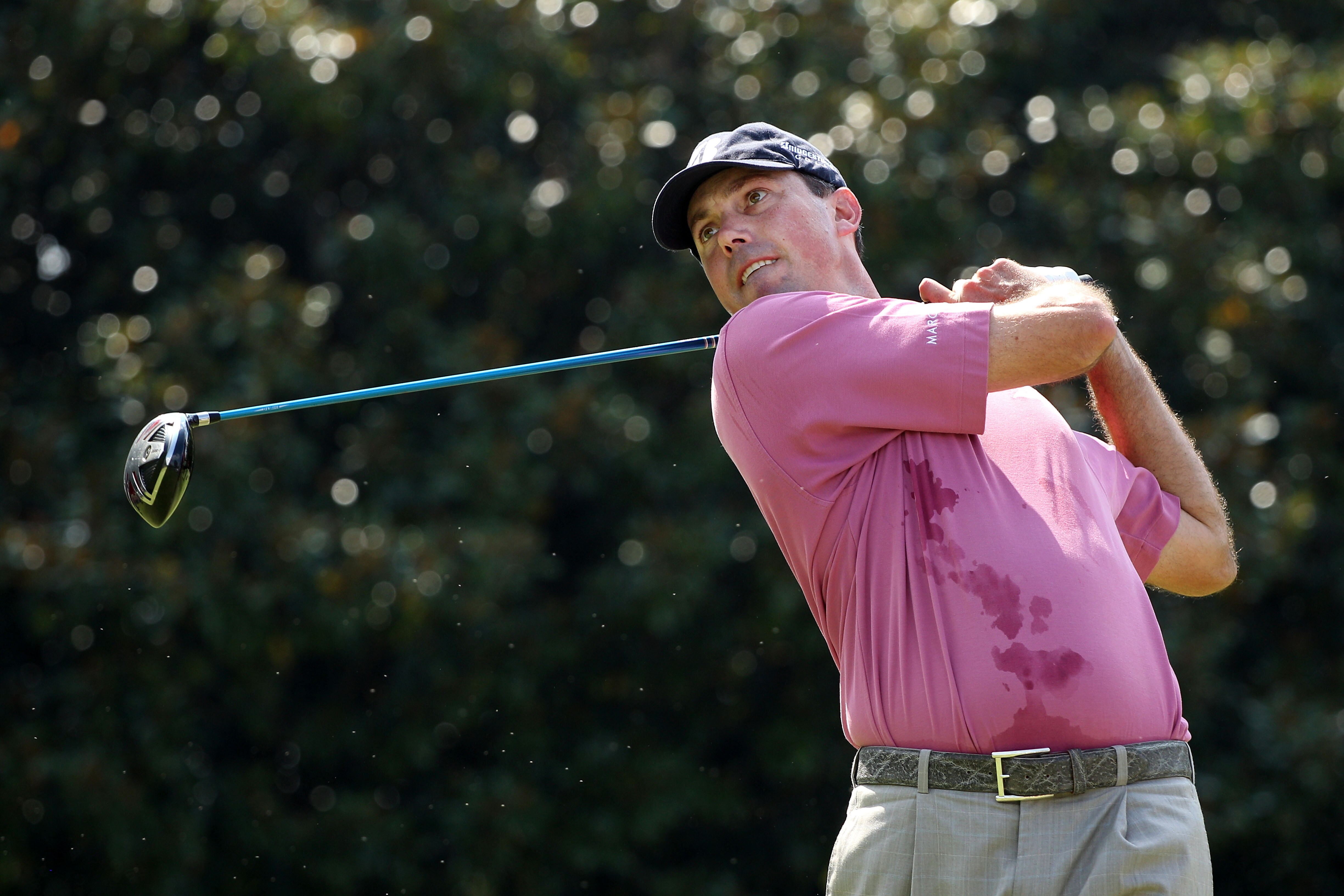 ATLANTA - SEPTEMBER 23:  Matt Kuchar hits a tee shot on the fifth hole during the first round of THE TOUR Championship presented by Coca-Cola at East Lake Golf Club on September 23, 2010 in Atlanta, Georgia.  (Photo by Scott Halleran/Getty Images)