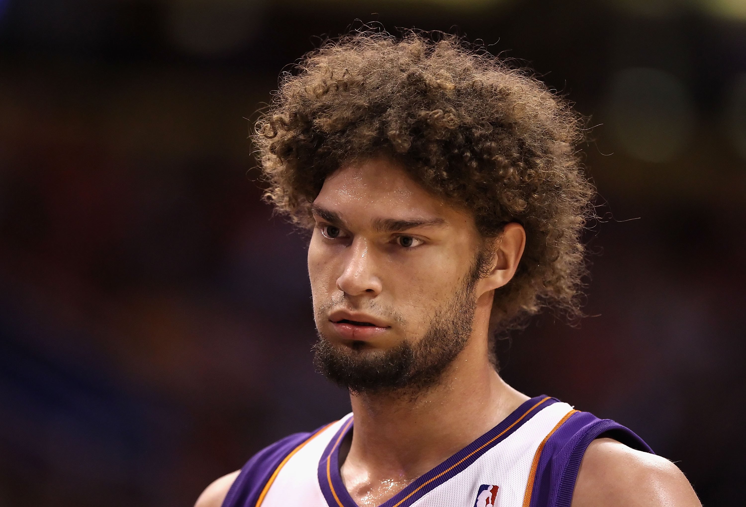 PHOENIX - MAY 25:  Robin Lopez #15 of the Phoenix Suns during Game Four of the Western Conference finals of the 2010 NBA Playoffs against the Los Angeles Lakers at US Airways Center on May 25, 2010 in Phoenix, Arizona. The Suns defeated the Lakers 115-106