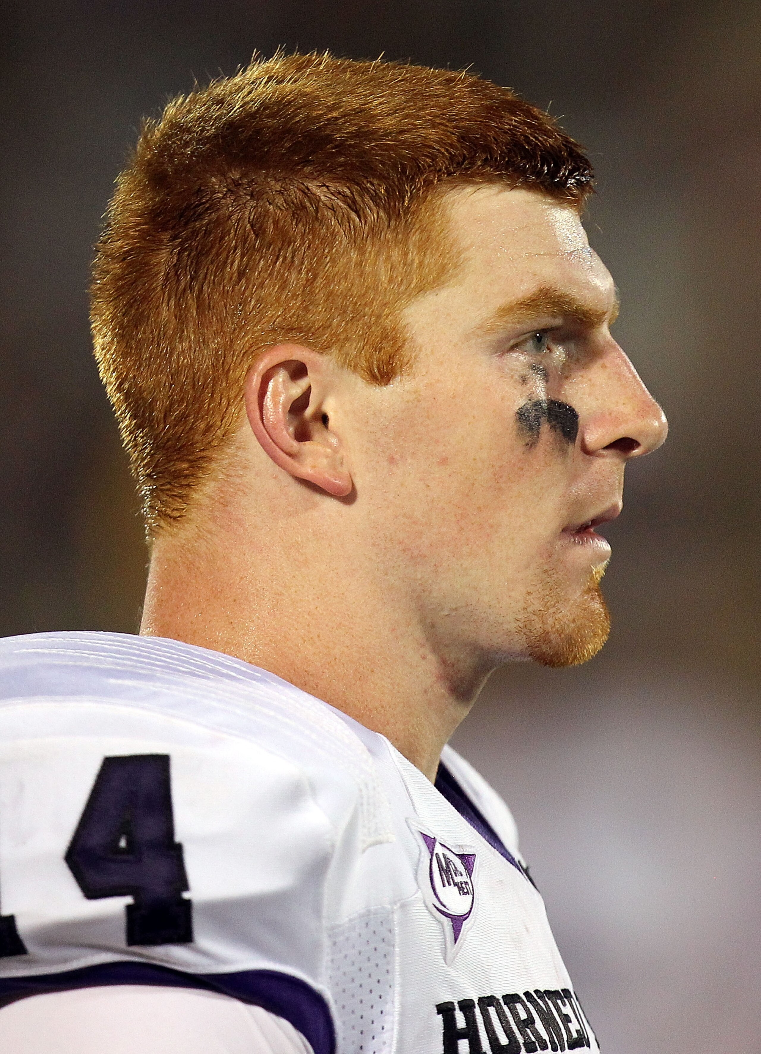 DALLAS - SEPTEMBER 24:  Quarterback Andy Dalton #14 of the TCU Horned Frogs at Gerald J. Ford Stadium on September 24, 2010 in Dallas, Texas.  (Photo by Ronald Martinez/Getty Images)