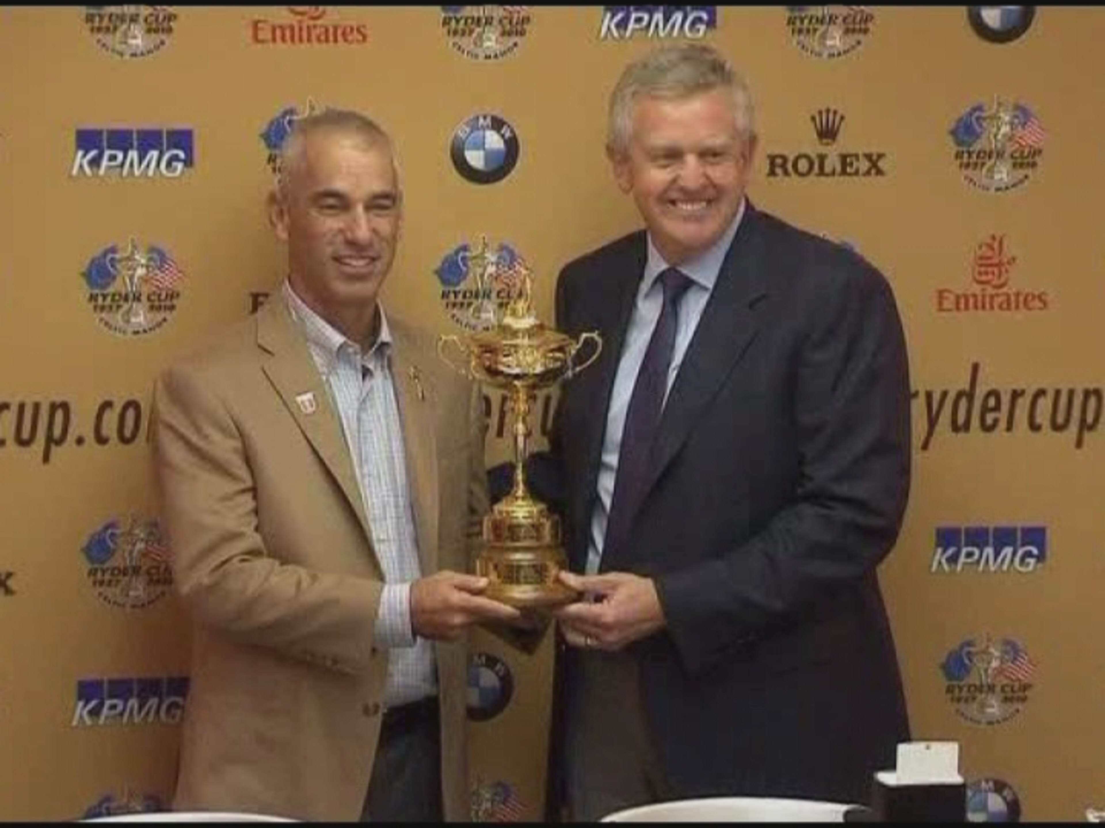 Corey Pavin and Colin Montgomerie