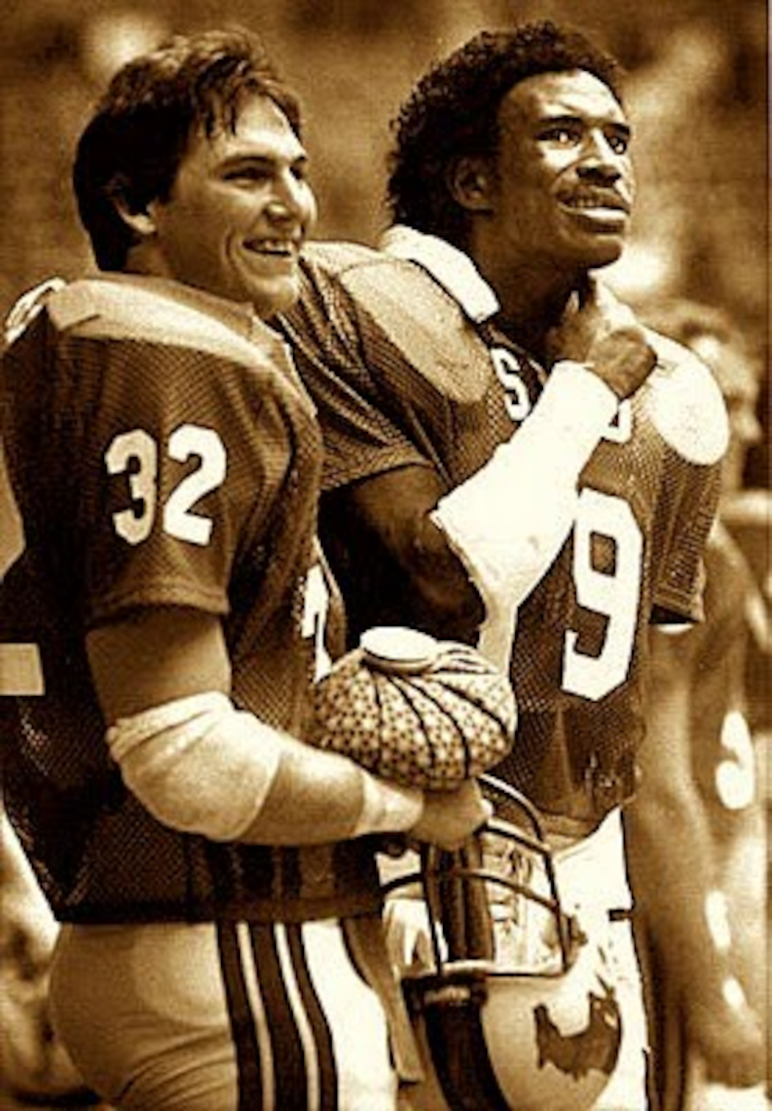 The Pony Express — James (32) and Dickerson (19) at SMU