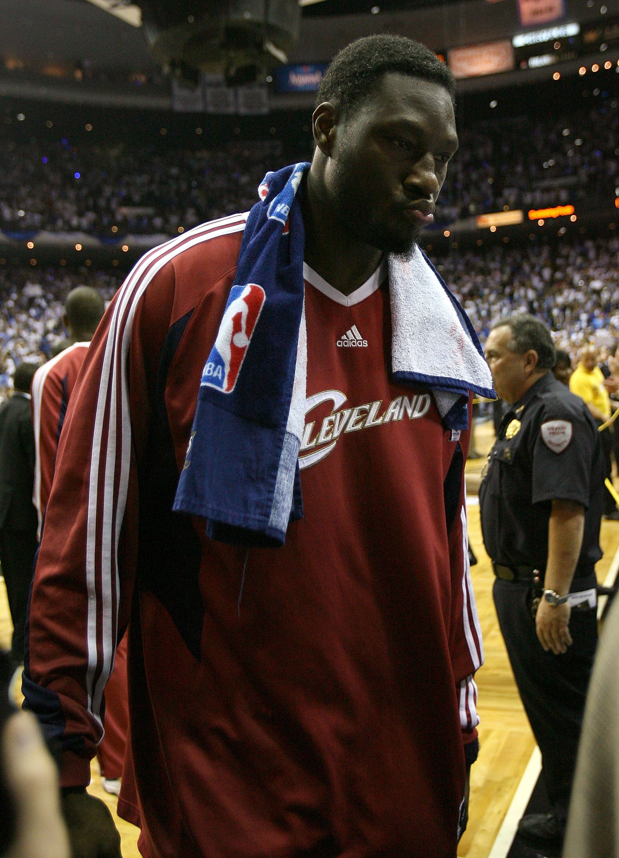 ORLANDO, FL - MAY 30:  Ben Wallace #4 of the Cleveland Cavaliers walks off the court after being defeated by the Orlando Magic in Game Six of the Eastern Conference Finals during the 2009 Playoffs at Amway Arena on May 30, 2009 in Orlando, Florida. NOTE T