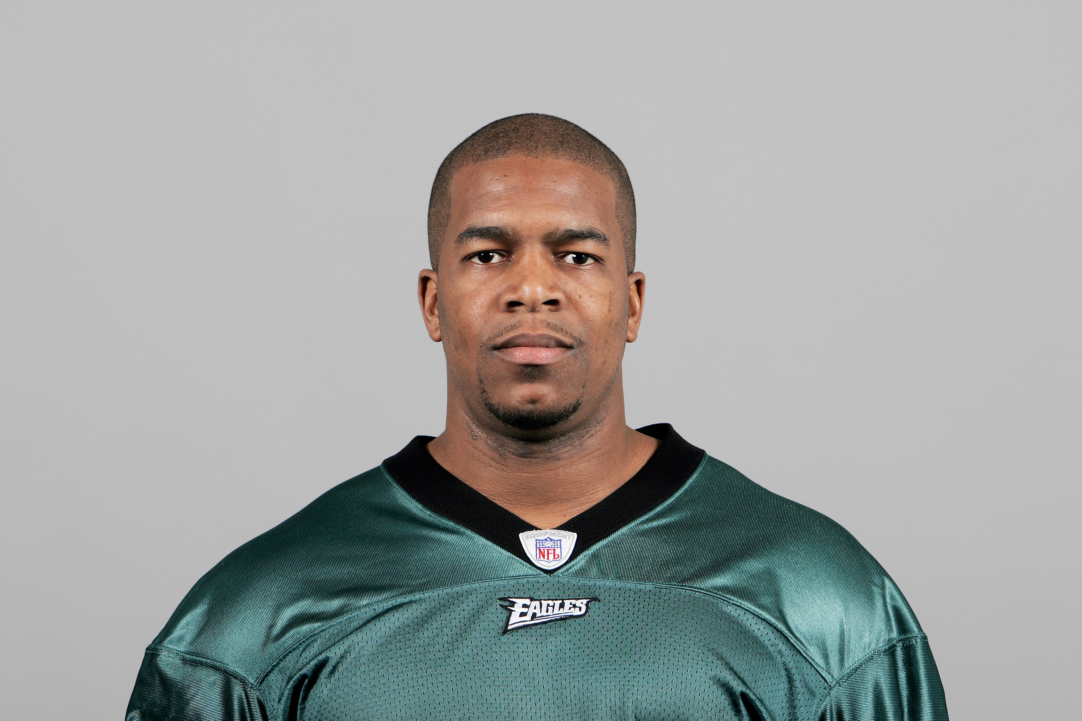 PHILADELPHIA - 2006:  Jerome McDougle of the Philadelphia Eagles poses for his 2006 NFL headshot at photo day in Philadelphia, Pennsylvania. (Photo by Getty Images)