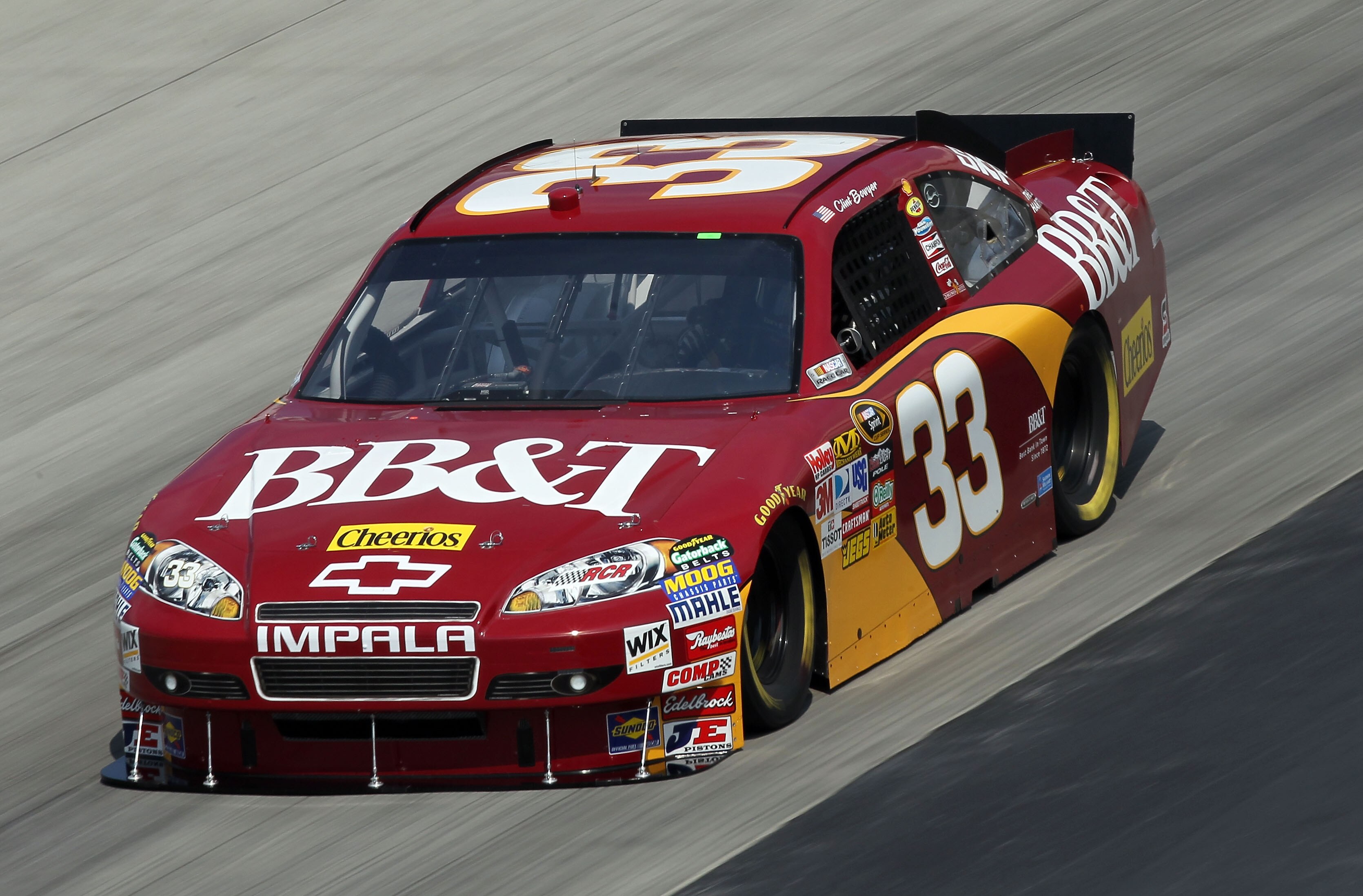DOVER, DE - SEPTEMBER 24:  Clint Bowyer drives the #33 BB&T Chevrolet during practice for the NASCAR Sprint Cup Series AAA 400 at Dover International Speedway on September 24, 2010 in Dover, Delaware.  (Photo by Nick Laham/Getty Images)