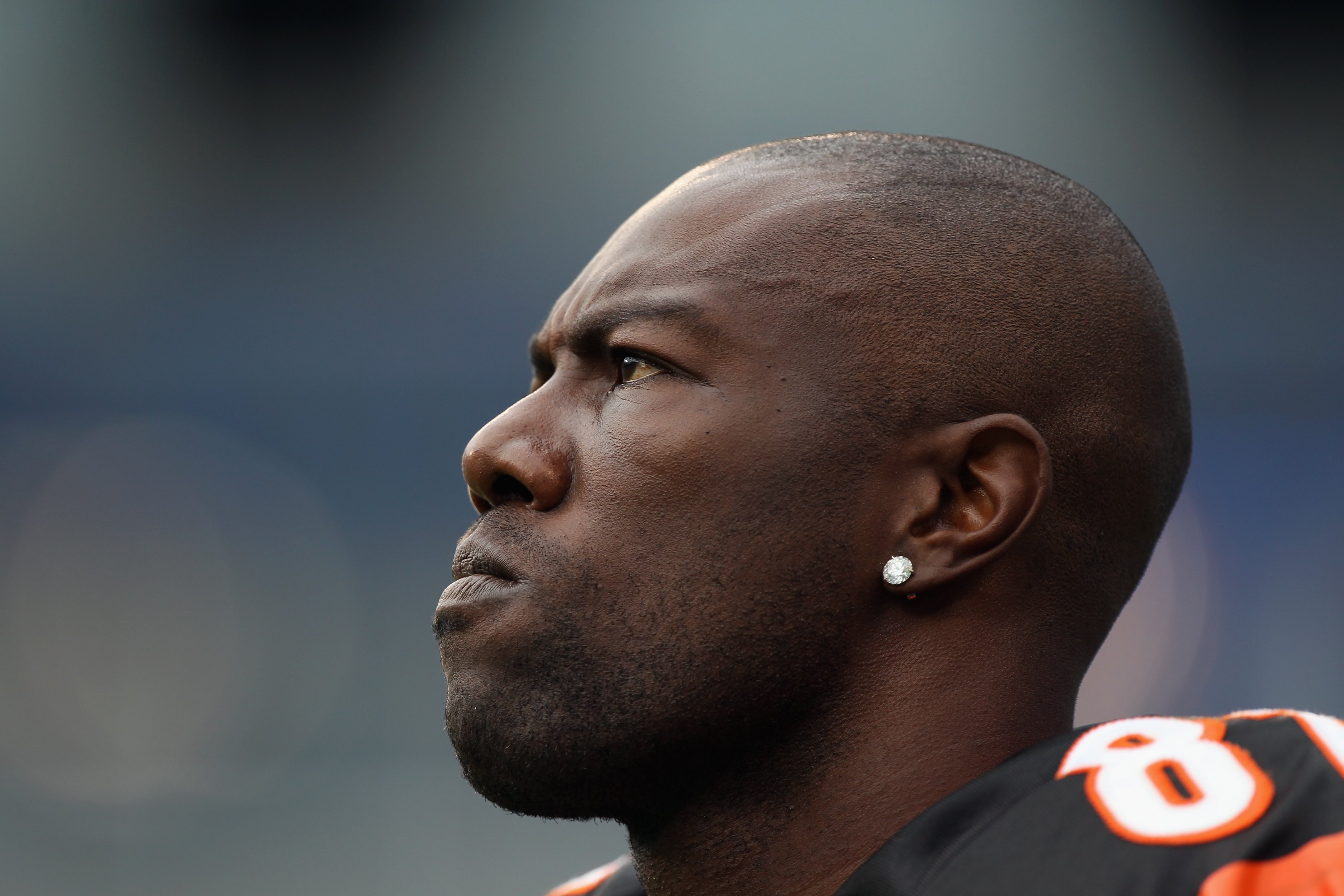 CHARLOTTE, NC - SEPTEMBER 26:  Terrell Owens #81 of the Cincinnati Bengals against the Carolina Panthers during their game at Bank of America Stadium on September 26, 2010 in Charlotte, North Carolina.  (Photo by Streeter Lecka/Getty Images)
