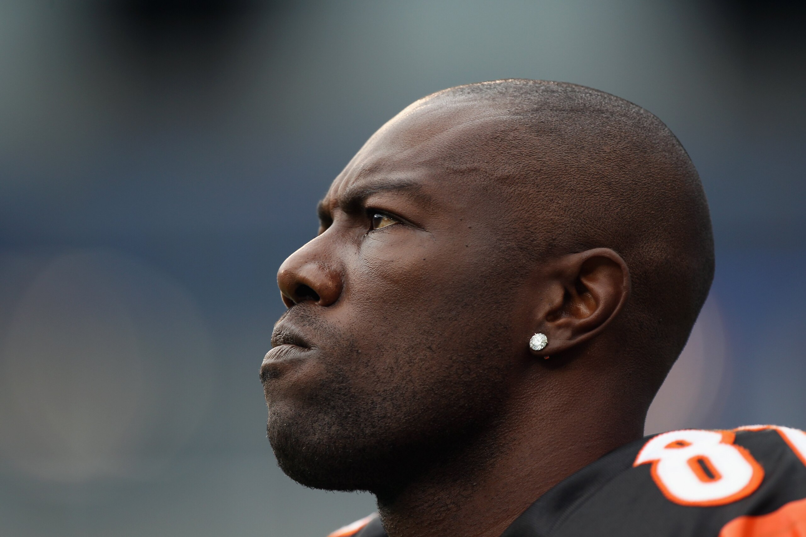 CHARLOTTE, NC - SEPTEMBER 26:  Terrell Owens #81 of the Cincinnati Bengals against the Carolina Panthers during their game at Bank of America Stadium on September 26, 2010 in Charlotte, North Carolina.  (Photo by Streeter Lecka/Getty Images)
