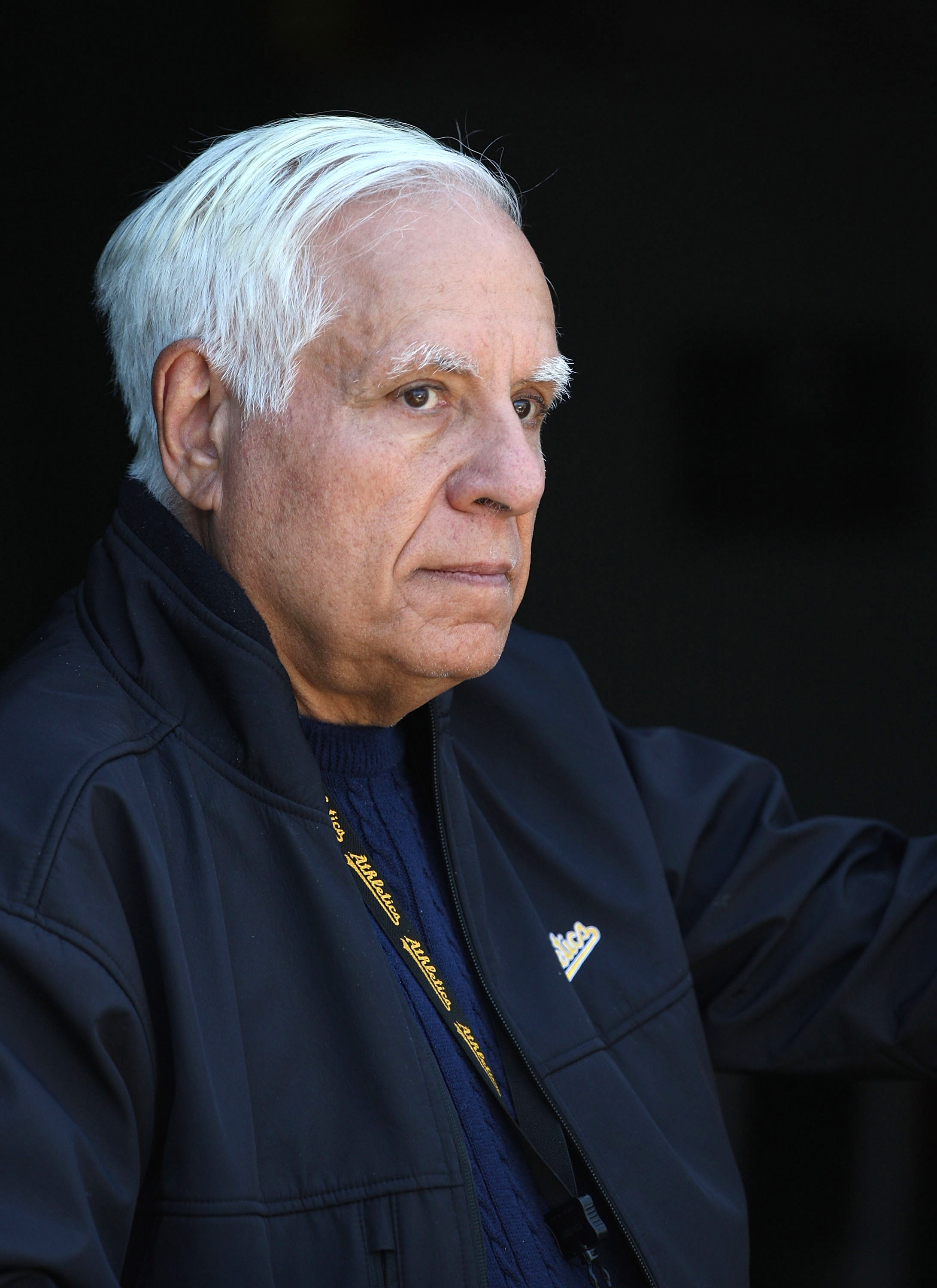 OAKLAND, CA - APRIL 15:  Owner Lew Wolff of the Oakland Athletics looks on during a Major League Baseball game against the Boston Red Sox at the Oakland Coliseum April 15, 2009 in Oakland, California.  (Photo by Jed Jacobsohn/Getty Images)