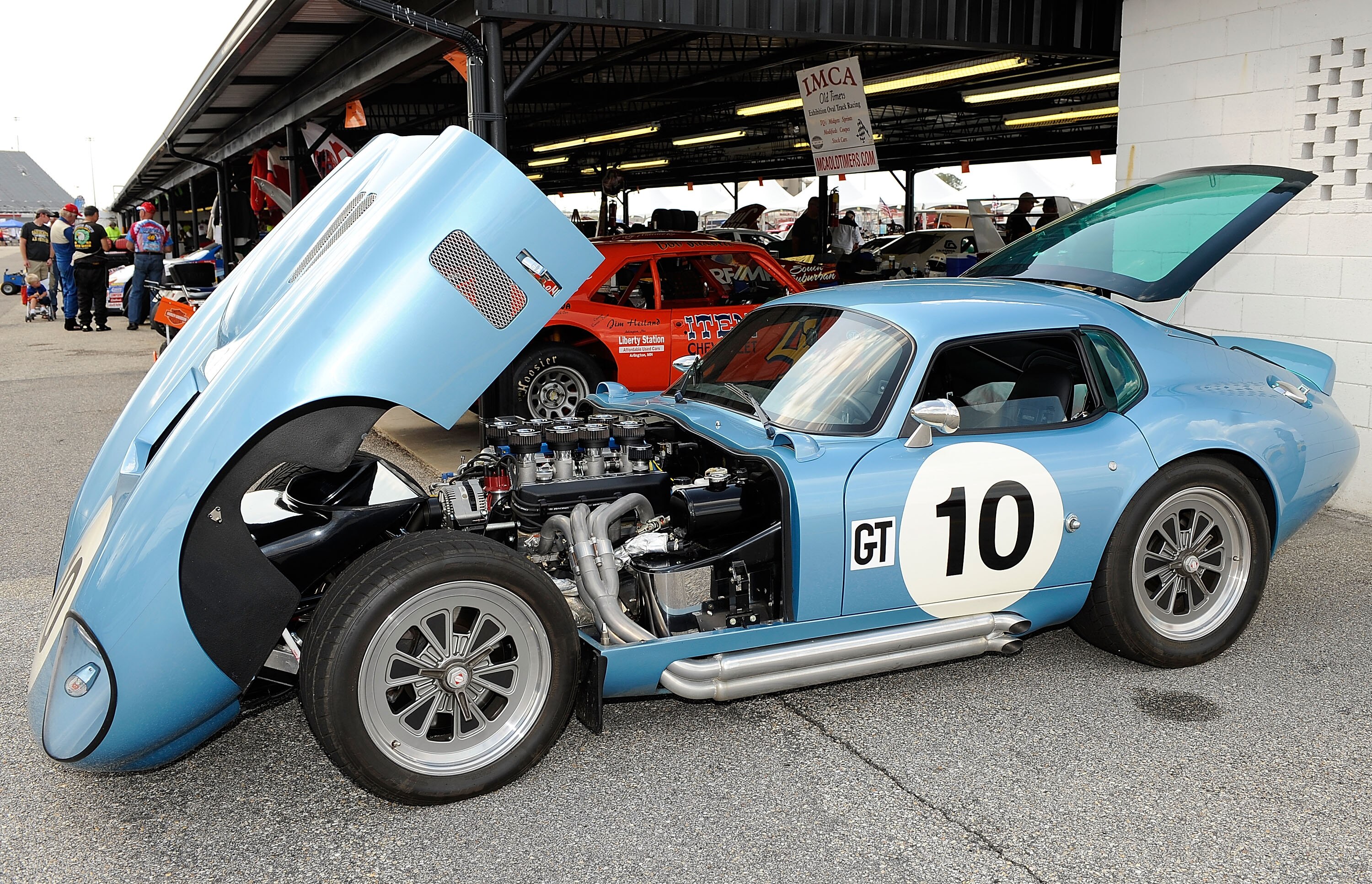 DARLINGTON, SC - SEPTEMBER 25: A Ford Daytona Coupe is displayed during the Darlington Historic Racing Festival at Darlington Raceway on September 25, 2010 in Darlington, South Carolina.  (Photo by Rusty Jarrett/Getty Images)