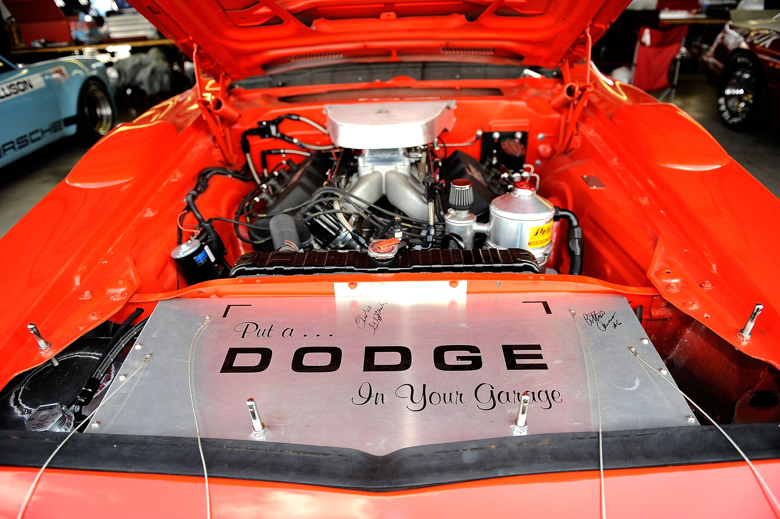DARLINGTON, SC - SEPTEMBER 25:  A Dodge Daytona is displayed during the Darlington Historic Racing Festival at Darlington Raceway on September 25, 2010 in Darlington, South Carolina.  (Photo by Rusty Jarrett/Getty Images)