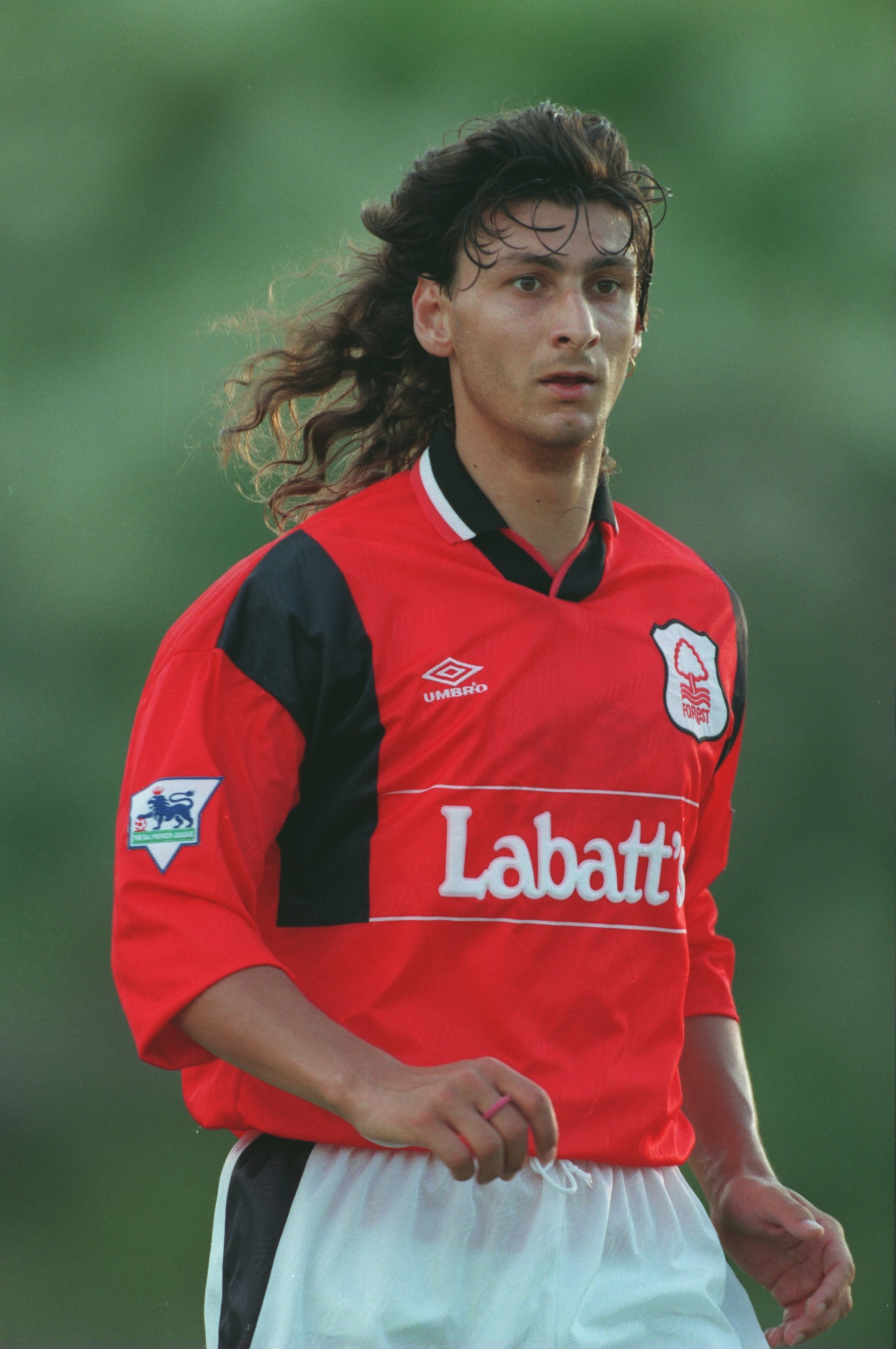 1 AUG 1995:  ANDREA SILENZI OF NOTTINGHAM FOREST MAKING HIS DEBUT AGAINST SKJETTEN OF NORWAY IN A FRIENDLY MATCH. Mandatory Credit: Ben Radford/ALLSPORT
