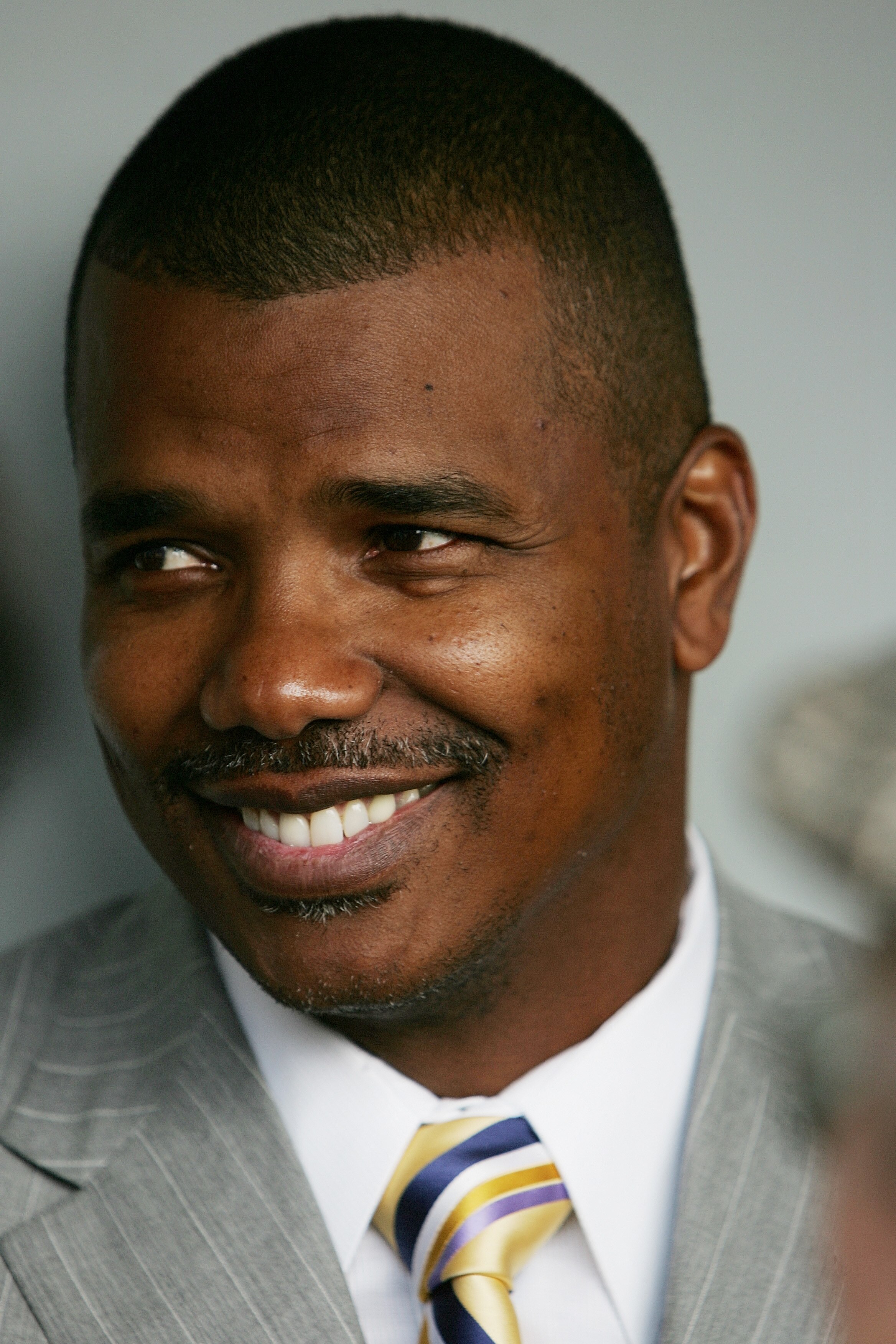 CHICAGO - APRIL 2:  General manager Kenny Williams of the Chicago White Sox speaks to the media before the opening day game against the Cleveland Indians on April 2, 2007 at U.S. Cellular Field in Chicago, Illinois.  The Indians defeated the White Sox 12-