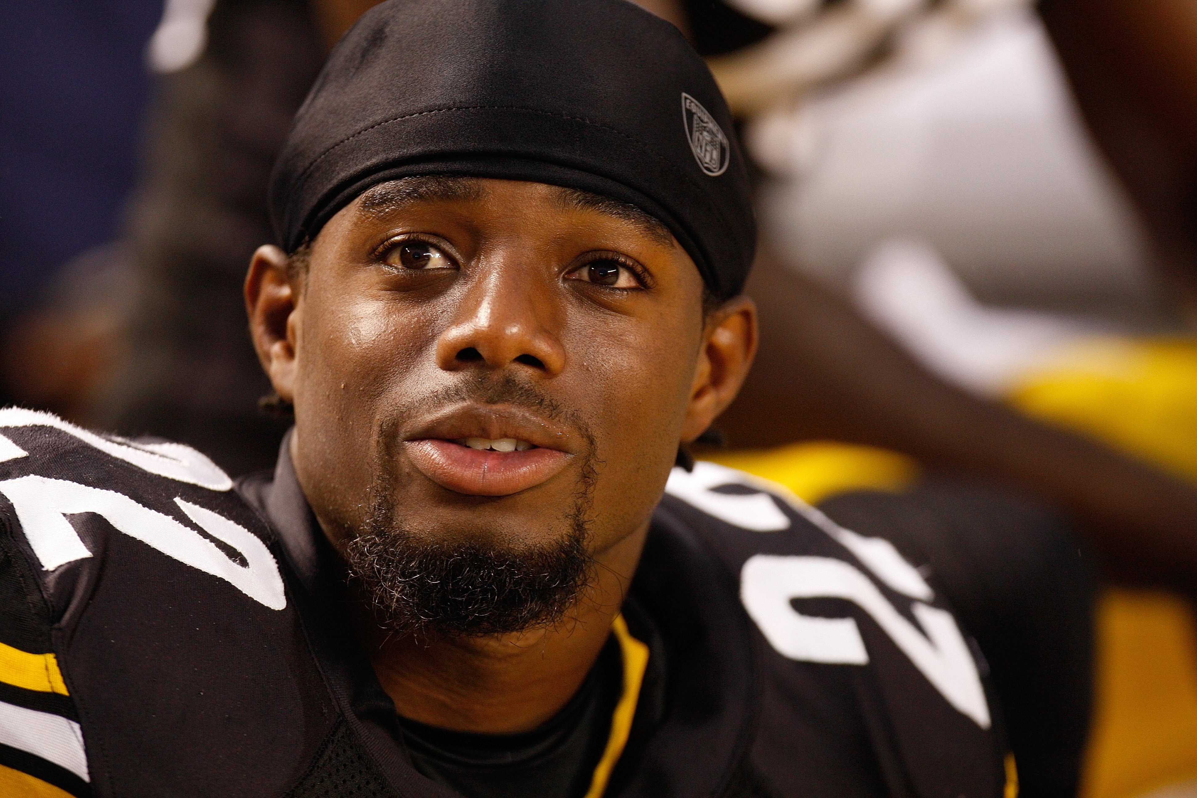 PITTSBURGH - AUGUST 28:  William Gay #22 of the Pittsburgh Steelers looks on during a preseason NFL game against the Carolina Panthers on August 28, 2008 at Heinz Field in Pittsburgh, Pennsylvania. The Steelers defeated the Panthers 19-16. (Photo by Grego