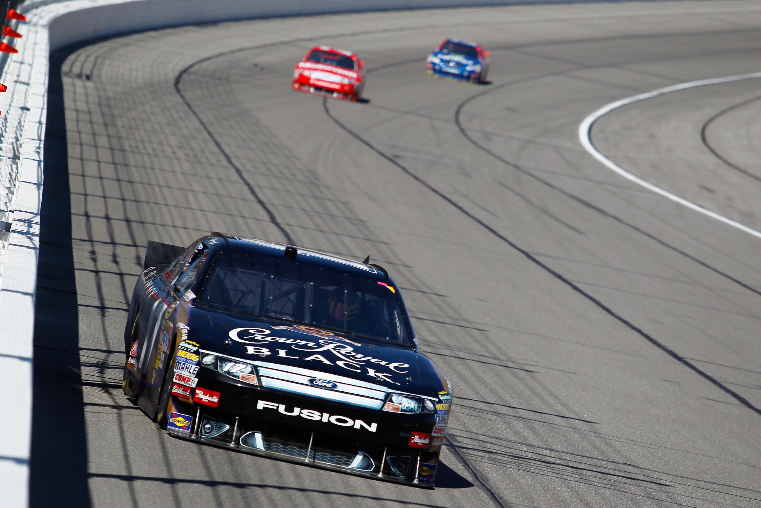 KANSAS CITY, KS - OCTOBER 03:  Matt Kenseth, driver of the #17 Crown Royal Black Ford, races during the NASCAR Sprint Cup Series Price Chopper 400 on October 3, 2010 in Kansas City, Kansas.  (Photo by Todd Warshaw/Getty Images)