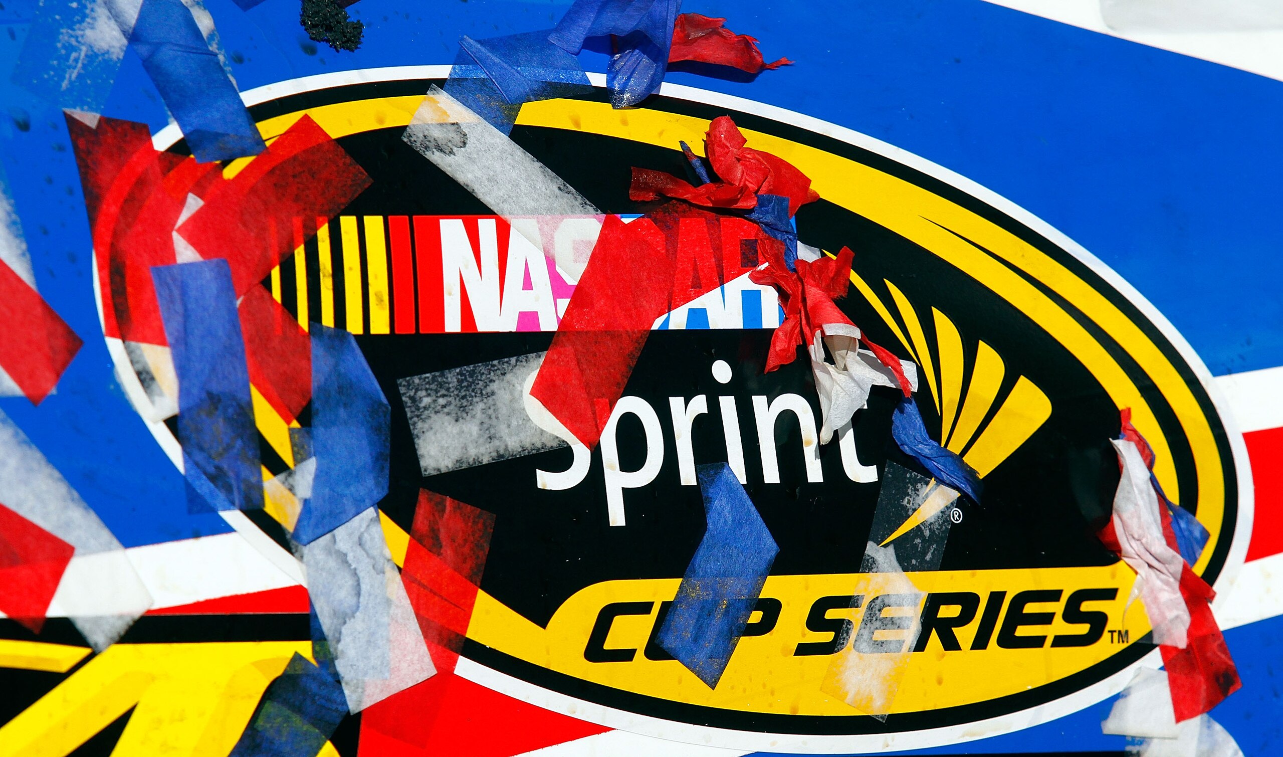KANSAS CITY, KS - OCTOBER 03:  A view of the car of Greg Biffle, driver of the #16 3M Ford, in victory lane after winning the NASCAR Sprint Cup Series Price Chopper 400 on October 3, 2010 in Kansas City, Kansas.  (Photo by Jason Smith/Getty Images for NAS