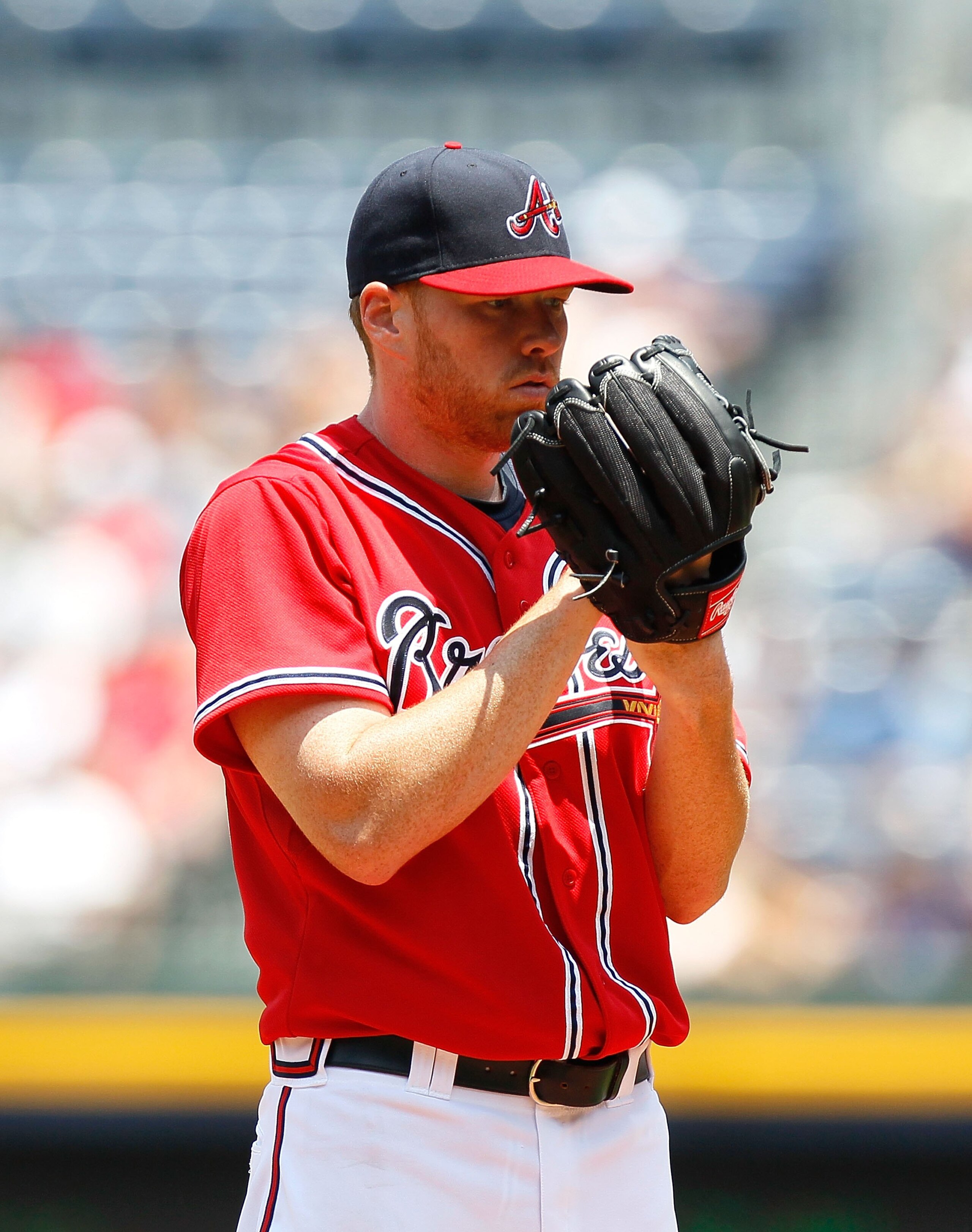 ATLANTA - JUNE 27:  Tommy Hanson #48 of the Atlanta Braves against the Detroit Tigers at Turner Field on June 27, 2010 in Atlanta, Georgia.  (Photo by Kevin C. Cox/Getty Images)