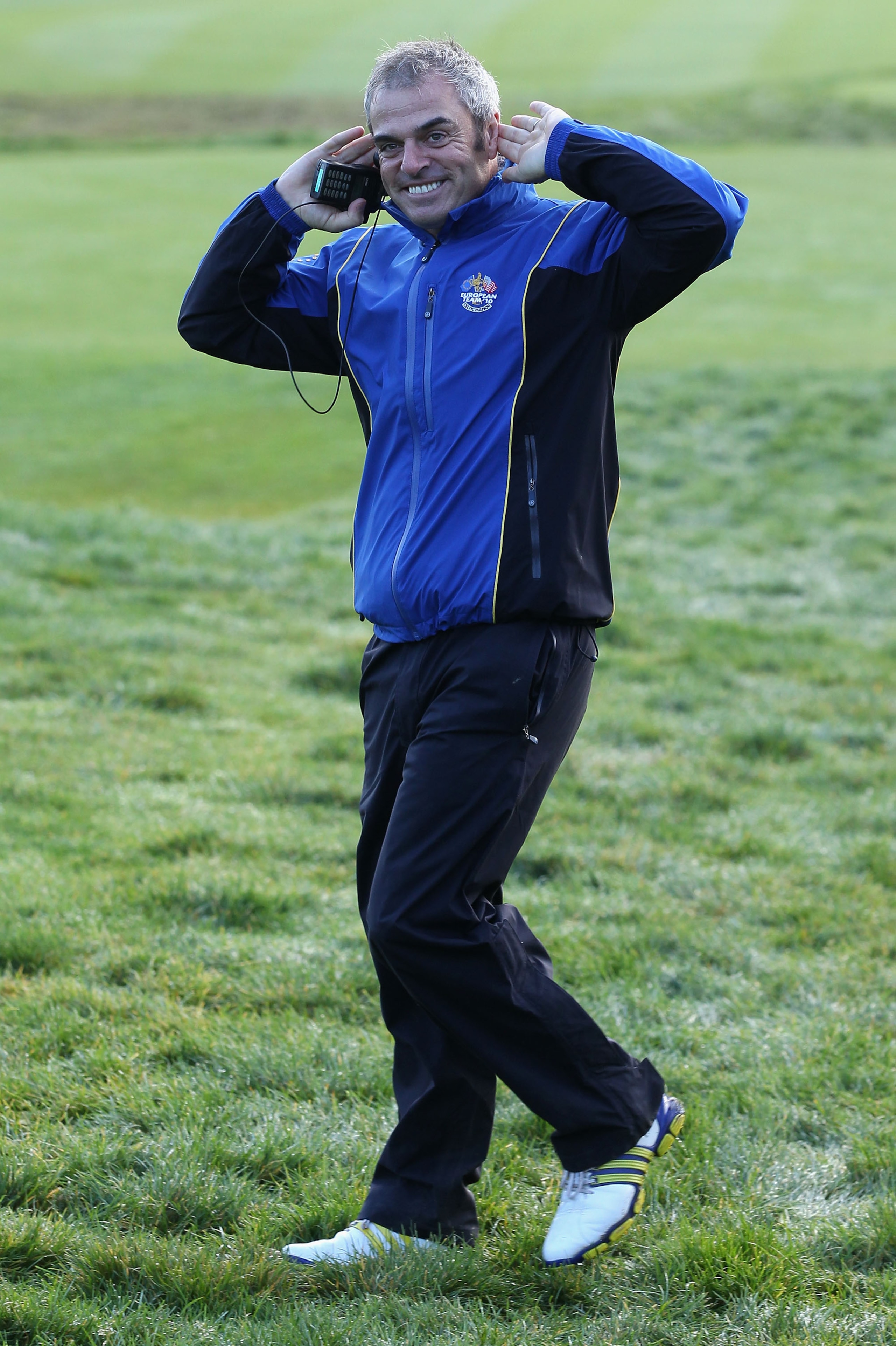 NEWPORT, WALES - OCTOBER 04: European Team vice-captain Paul McGinley walks to the first tee in the singles matches during the 2010 Ryder Cup at the Celtic Manor Resort on October 4, 2010 in Newport, Wales. (Photo by David Cannon/Getty Images) NEWPORT, WALES - OCTOBER 04: European Team vice-captain Paul McGinley walks to the first tee in the singles matches during the 2010 Ryder Cup at the Celtic Manor Resort on October 4, 2010 in Newport, Wales. (Photo by David Cannon/Getty Images)