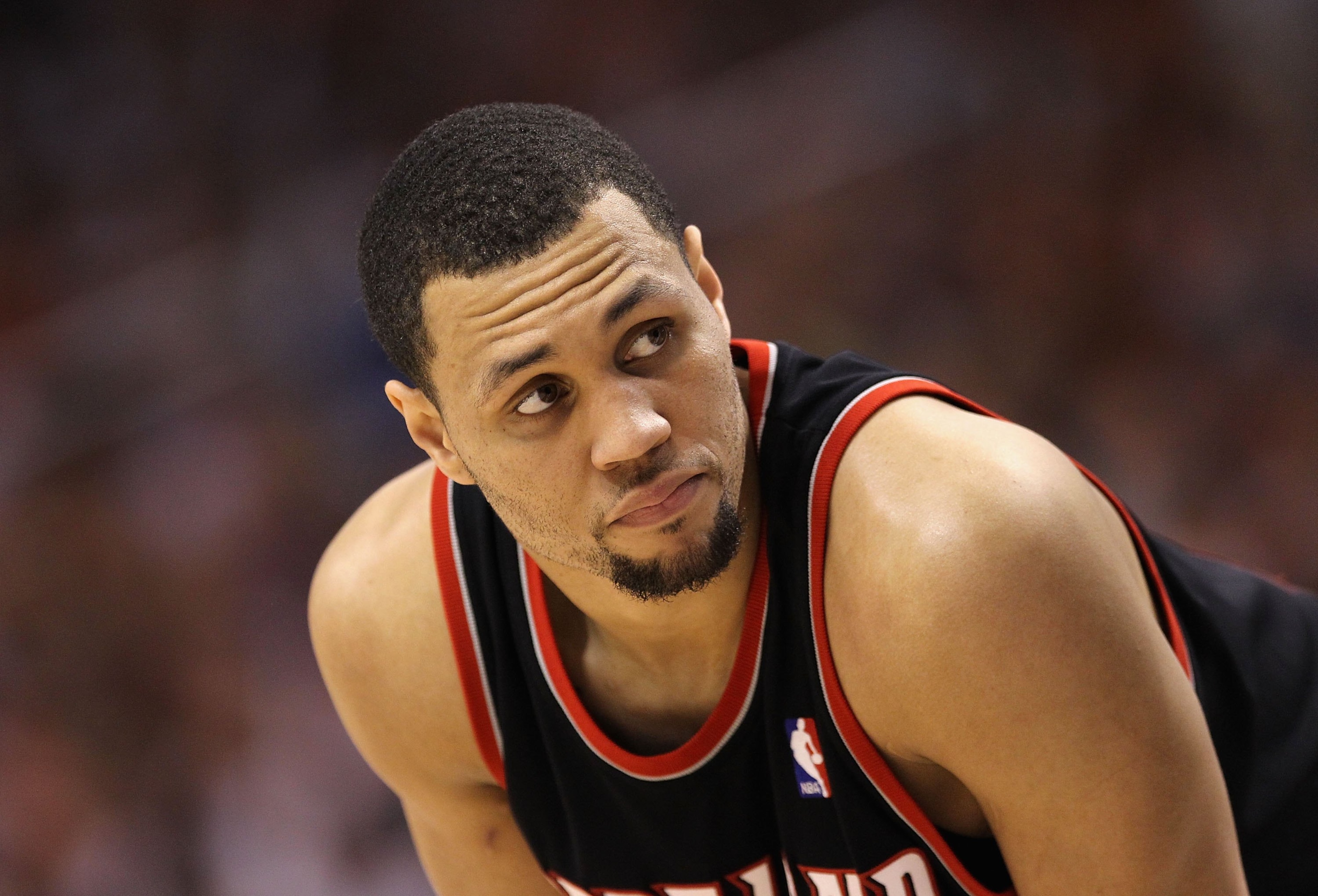 PHOENIX - APRIL 26:  Brandon Roy #7 of the Portland Trail Blazers in action during Game Five of the Western Conference Quarterfinals of the 2010 NBA Playoffs against the Phoenix Suns at US Airways Center on April 26, 2010 in Phoenix, Arizona. The Suns def