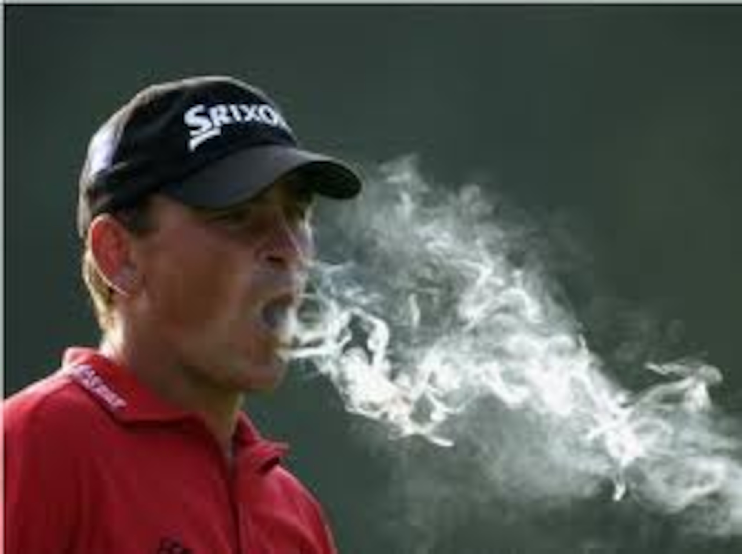 Thomas Bjorn was full of hot air as he faded during the 2003 British Open