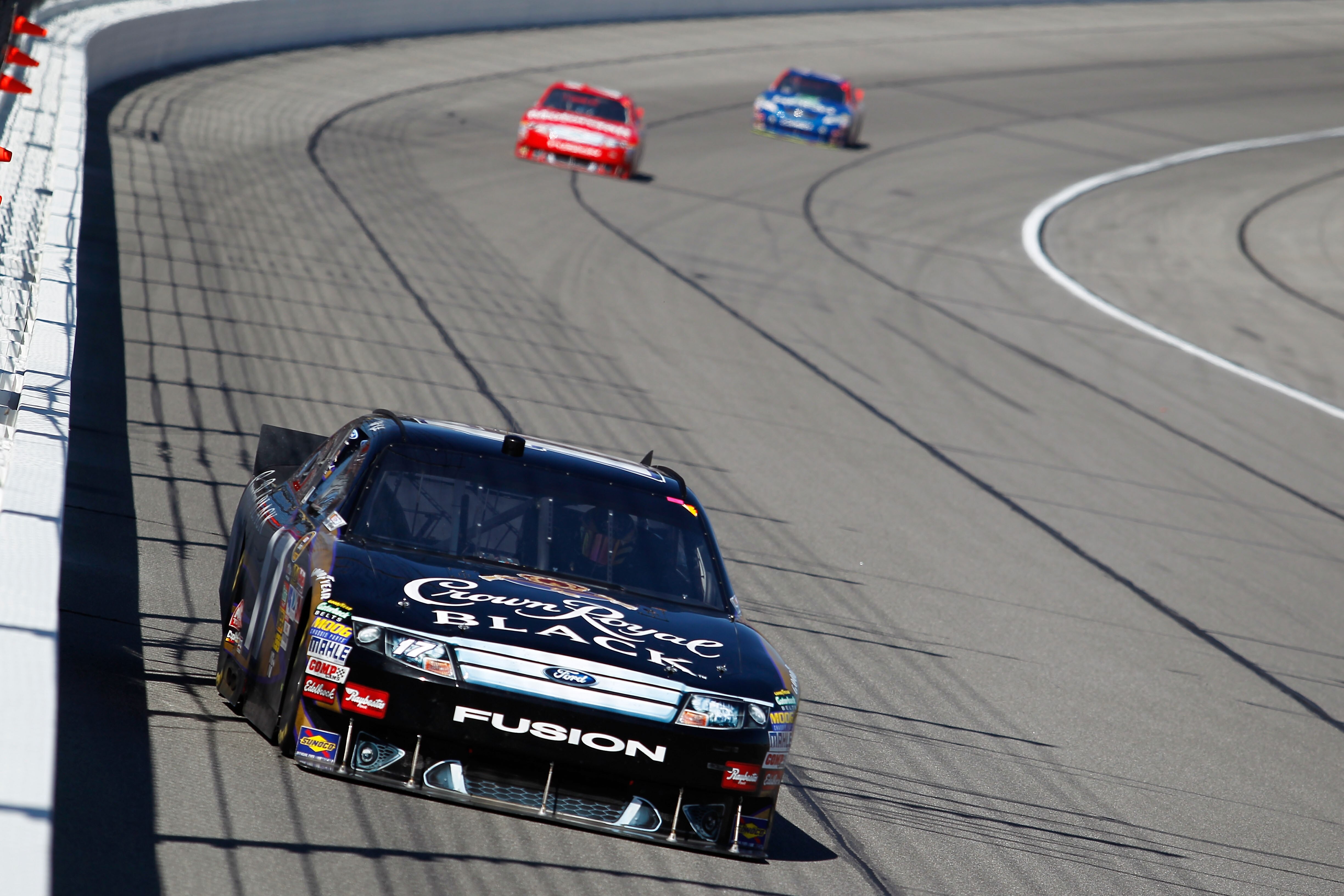 KANSAS CITY, KS - OCTOBER 03:  Matt Kenseth, driver of the #17 Crown Royal Black Ford, races during the NASCAR Sprint Cup Series Price Chopper 400 on October 3, 2010 in Kansas City, Kansas.  (Photo by Todd Warshaw/Getty Images)