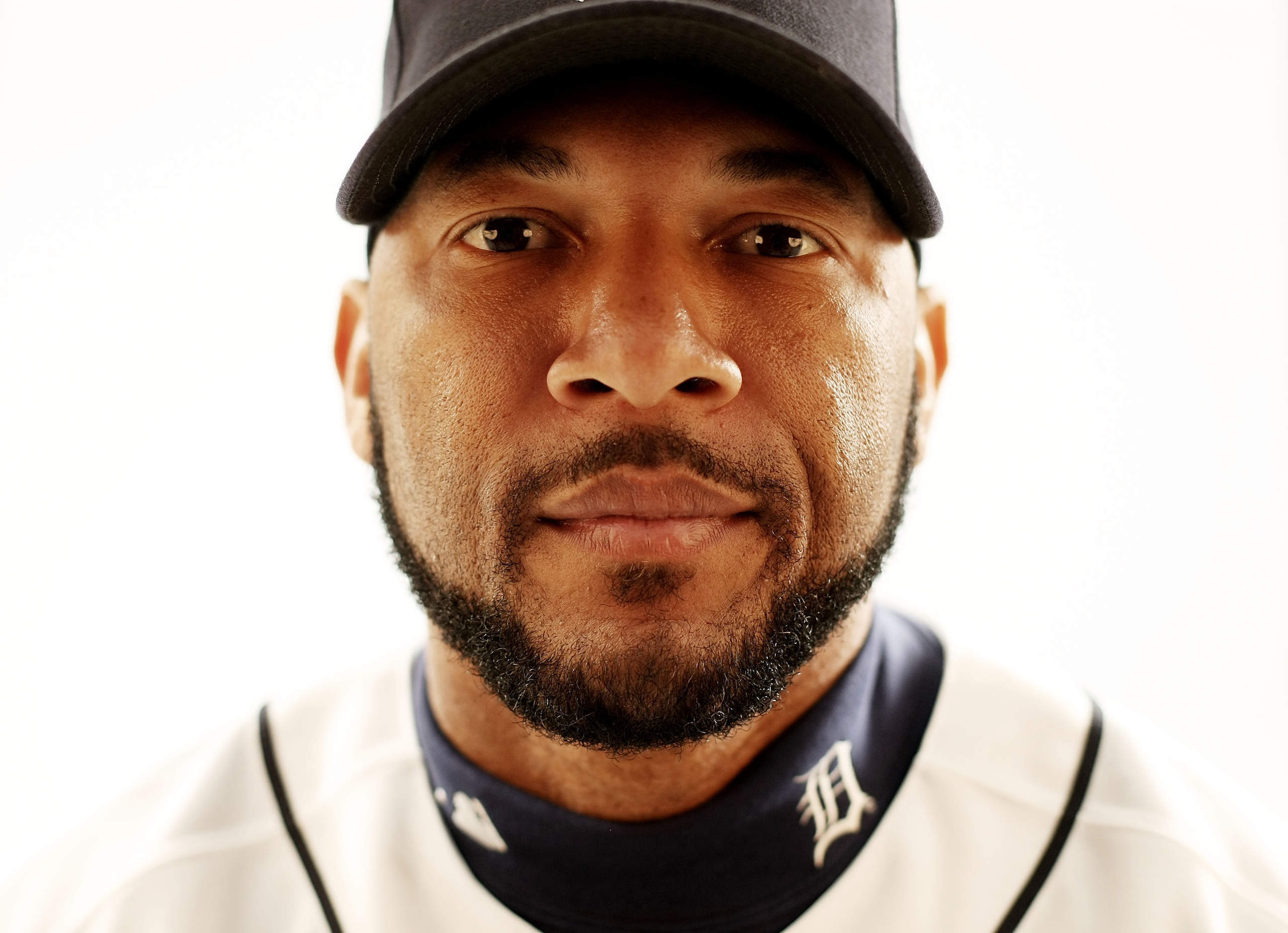LAKELAND, FL - FEBRUARY 21:  (EDITOR'S NOTE: IMAGES HAVE BEEN DIGITALLY DESATURATED)  Gary Sheffield #3 of the Detroit Tigers poses for a portrait during Photo Day on February 21, 2009 at Joker Marchant Stadium in Lakeland, Florida.  (Photo by Nick Laham/