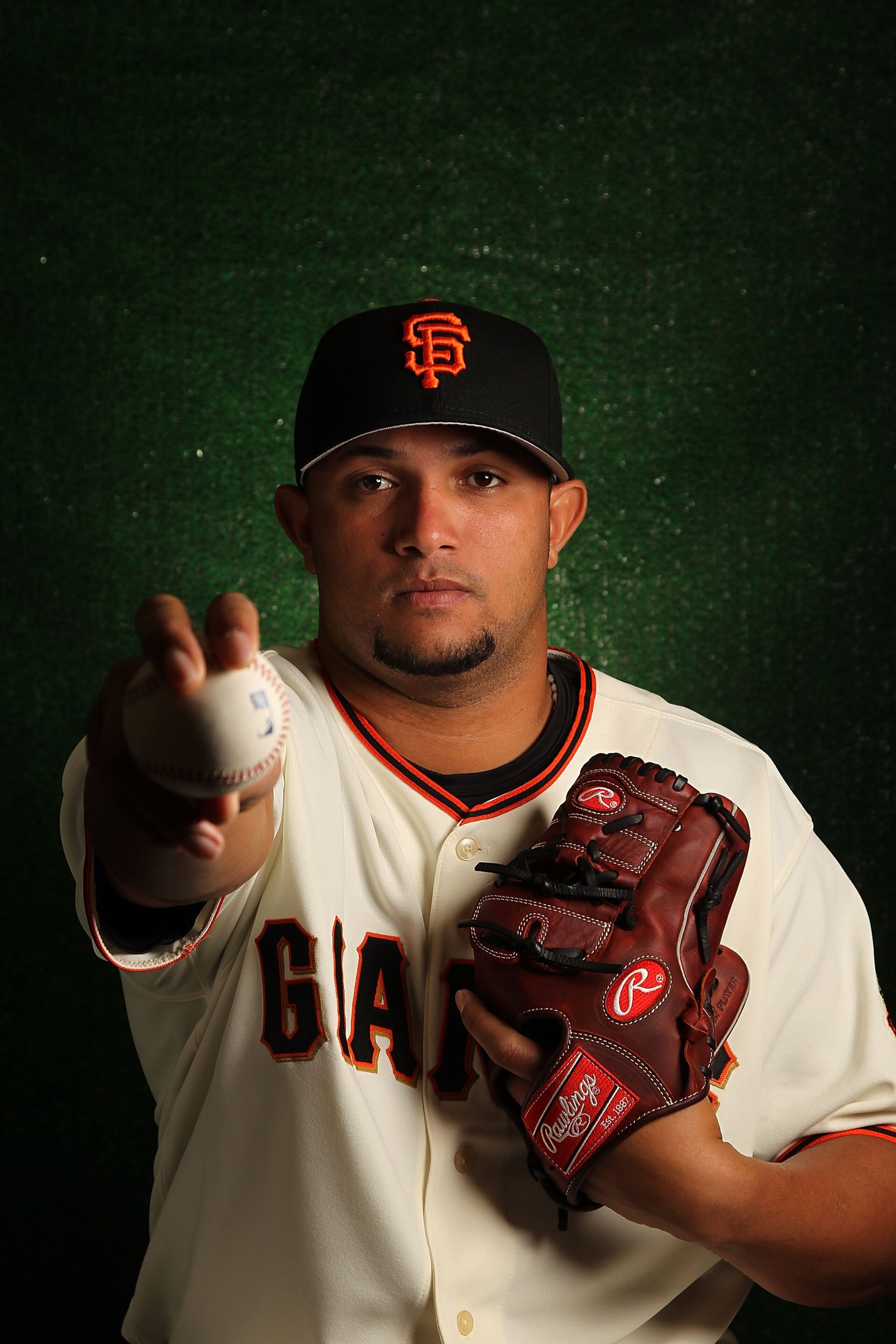 SCOTTSDALE, AZ - FEBRUARY 28:  Waldis Joaquin of the San Francisco Giants poses during media photo day on February 28, 2010 at Scottsdale Stadium in Scottsdale, Arizona.  (Photo by Jed Jacobsohn/Getty Images)