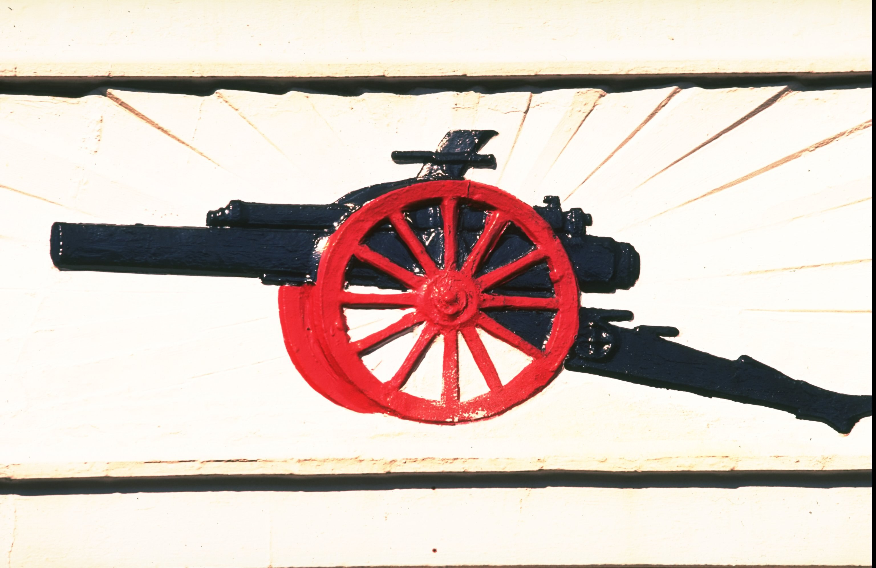 Jul 1997:  The Gunners emblem adorns Highbury stadium home of Arsenal FC in London, England.  \ Mandatory Credit: Alex Livesey /Allsport