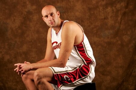 Zydrunas is taller than some people while sitting down