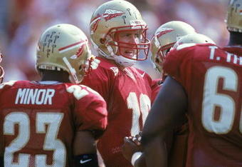 Chris Weinke, Travis Minor and Tre Thomas closed out the decade with the NCAA's first and only wire-to-wire undefeated championship.