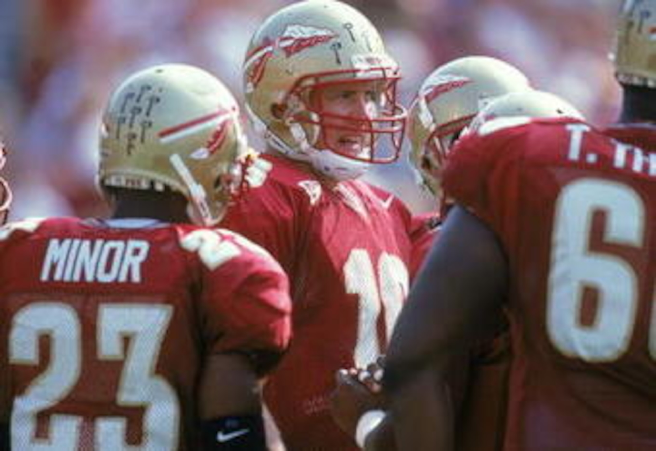 Chris Weinke, Travis Minor and Tre Thomas closed out the decade with the NCAA's first and only wire-to-wire undefeated championship.
