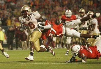The '08 matchup was like watching a pinball game as the ball moved up and down the field all day.