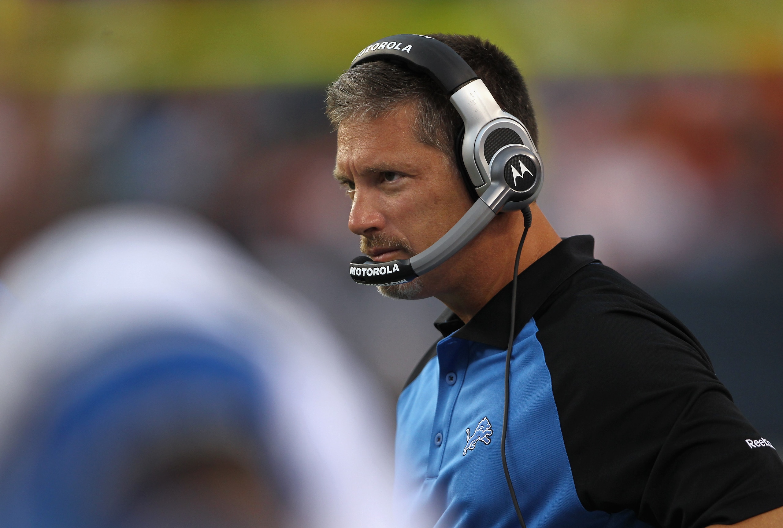 DENVER - AUGUST 21:  Head coach Jim Schwartz of the Detroit Lions leads his team against the Denver Broncos during preseason NFL action at INVESCO Field at Mile High on August 21, 2010 in Denver, Colorado.  (Photo by Doug Pensinger/Getty Images)