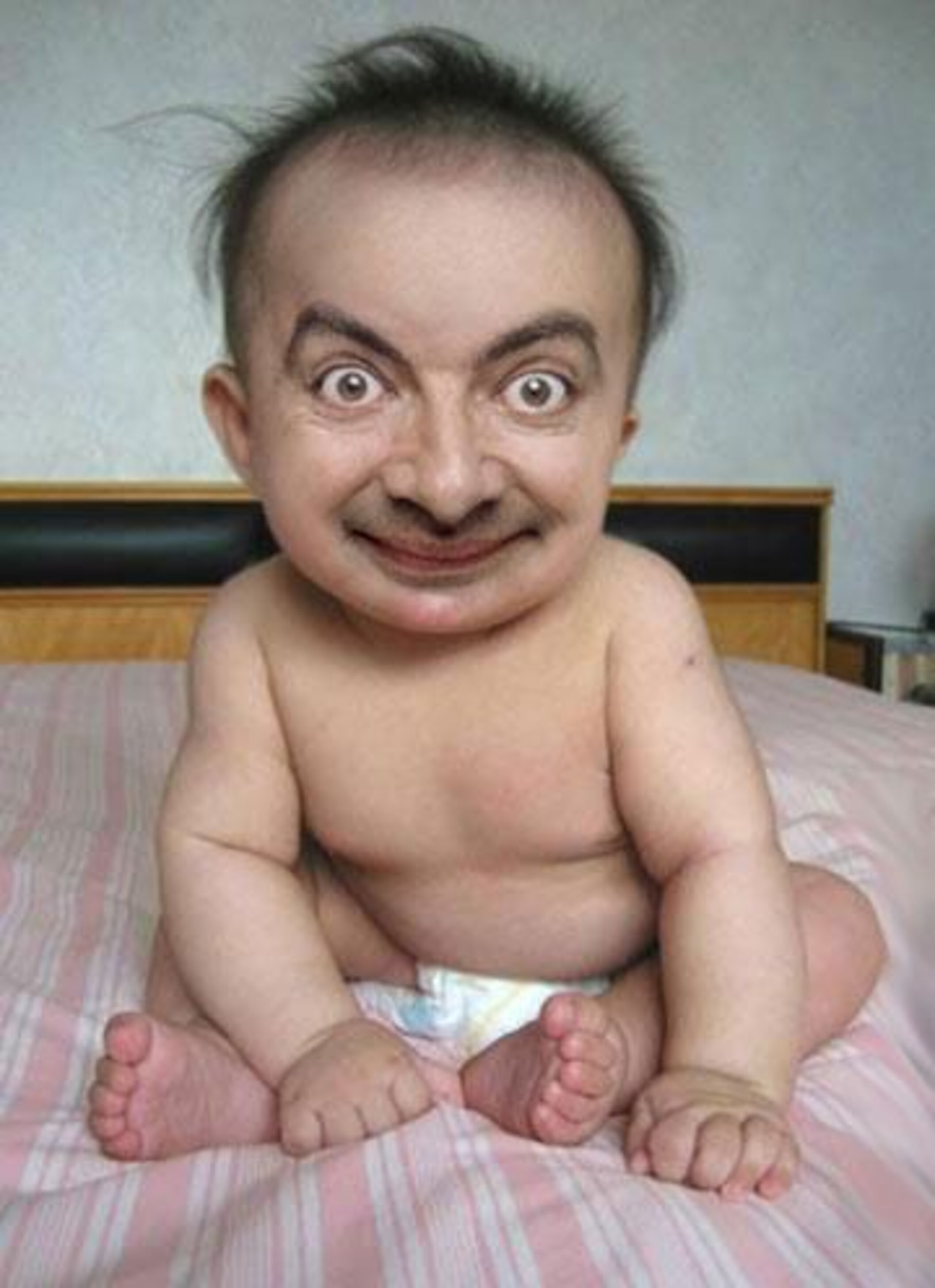 The offenses in this game will be even uglier than this baby.... and that's saying a lot.