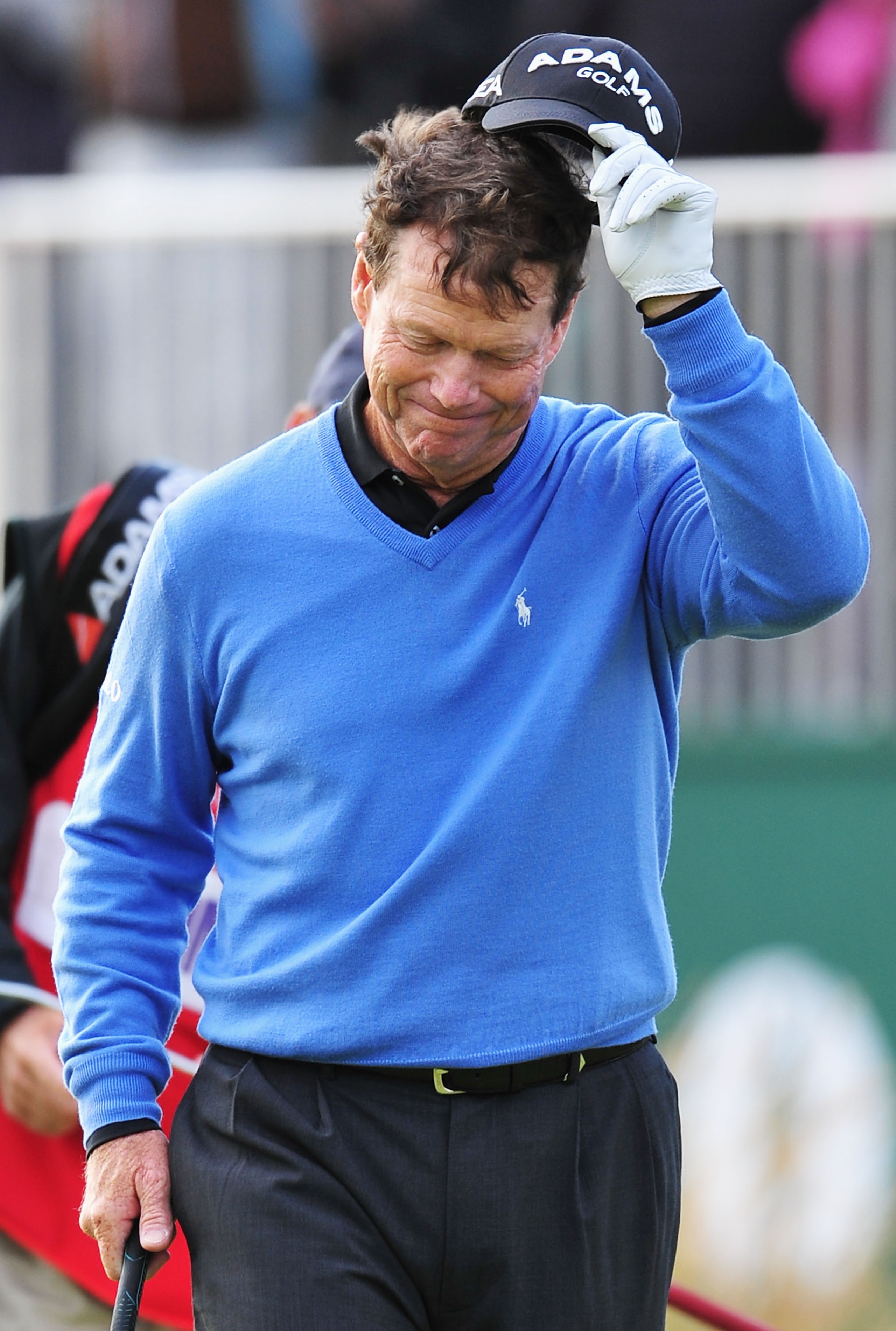 TURNBERRY, SCOTLAND - JULY 19:  Tom Watson of USA walks across the 18th green after his defeat in a playoff with Stewart Cink following the final round of the 138th Open Championship on the Ailsa Course, Turnberry Golf Club on July 19, 2009 in Turnberry, 