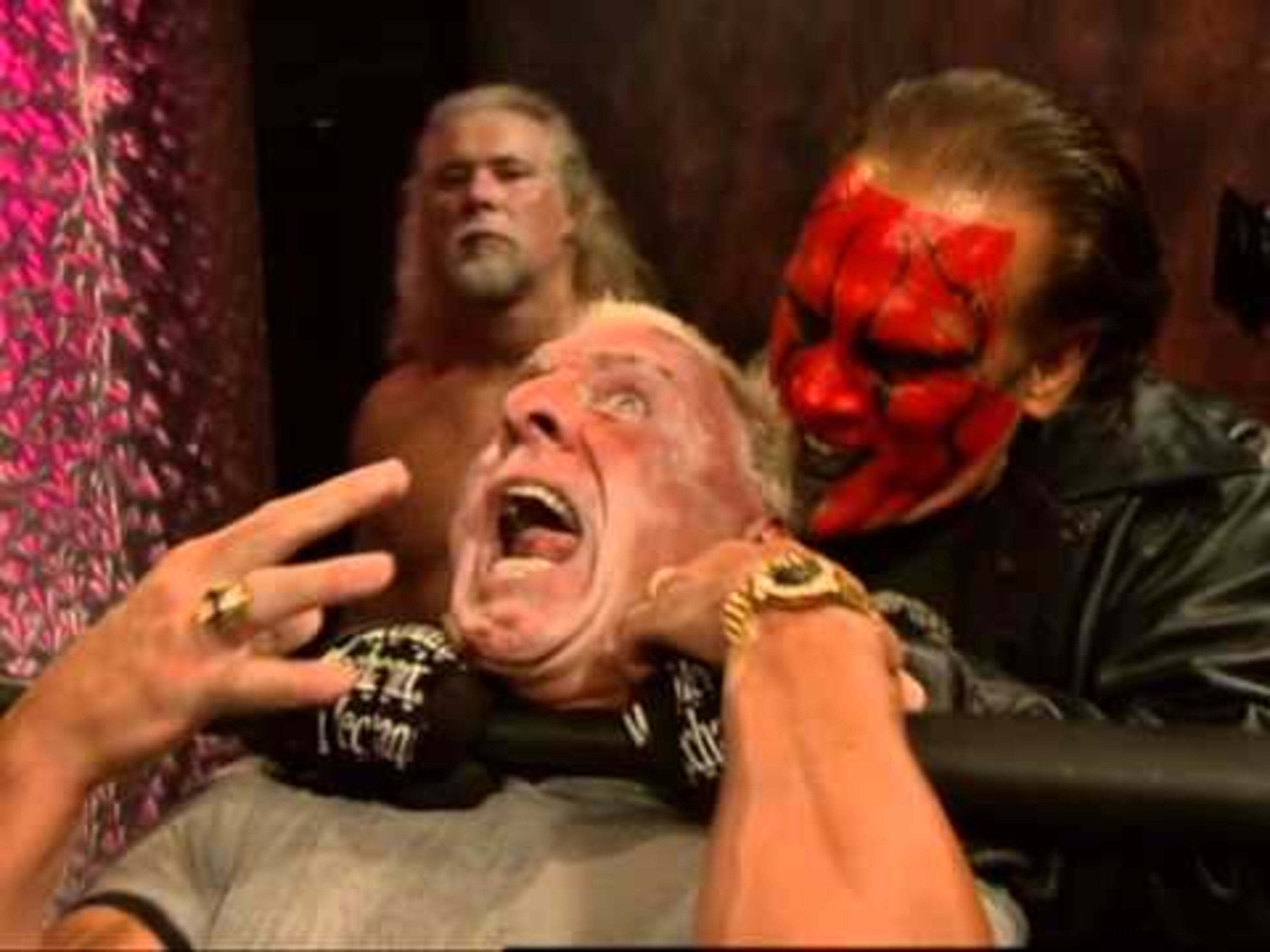 Sting and Kevin Nash attack Ric Flair