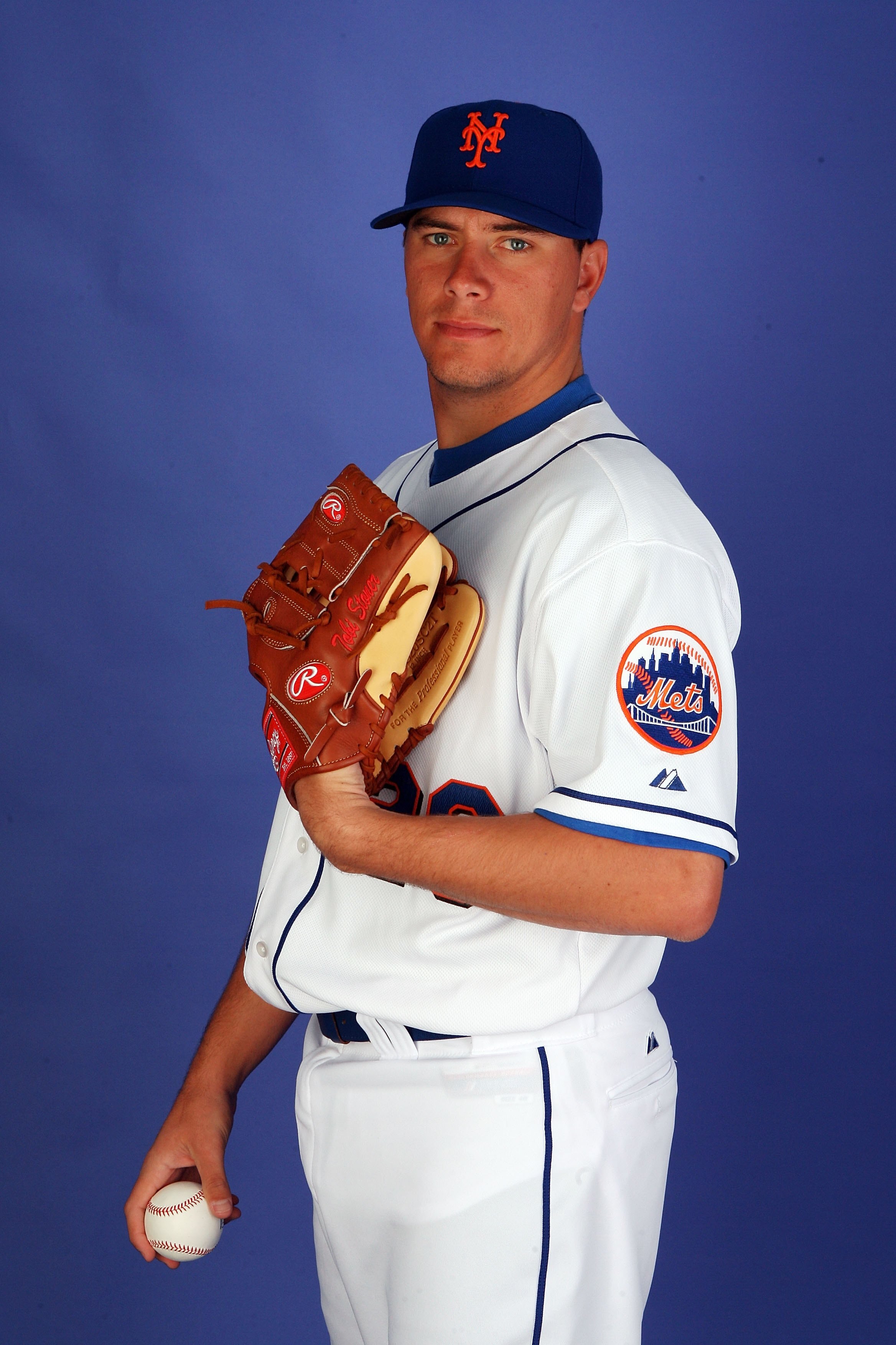 PORT ST. LUCIE, FL - FEBRUARY 27:  Pitcher Tobi Stoner #29 of the New York Mets poses during photo day at Tradition Field on February 27, 2010 in Port St. Lucie, Florida.  (Photo by Doug Benc/Getty Images)