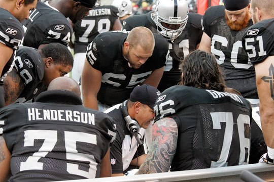 The offensive line must drastically improve if the Raiders are to win consistently.