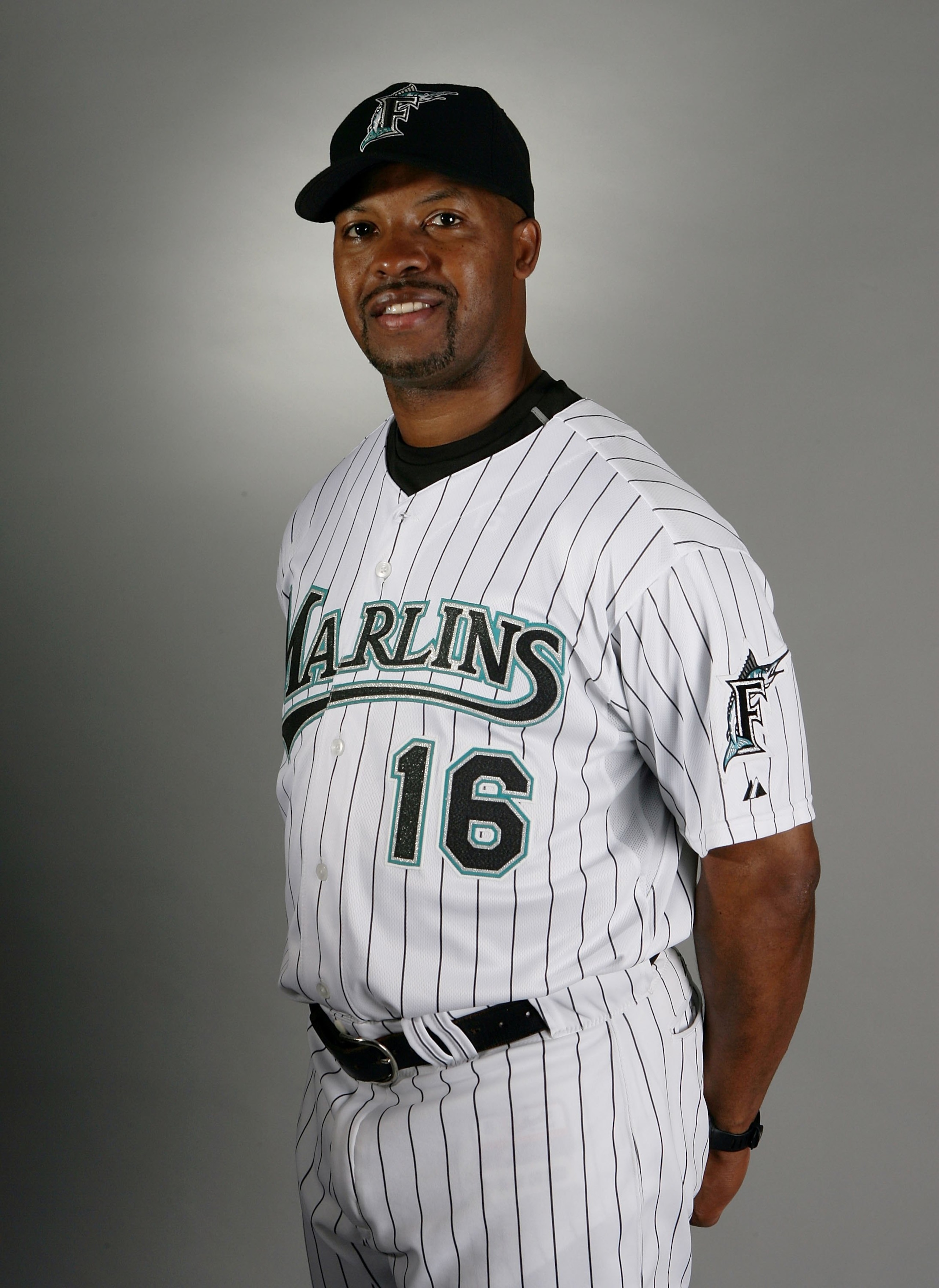 JUPITER, FL - FEBRUARY 22: Bo Porter #16 of the Florida Marlins during photo day at Roger Dean Stadium on February 22, 2008 in Jupiter, Florida. (Photo by Doug Benc/Getty Images) JUPITER, FL - FEBRUARY 22: Bo Porter #16 of the Florida Marlins during photo day at Roger Dean Stadium on February 22, 2008 in Jupiter, Florida. (Photo by Doug Benc/Getty Images)