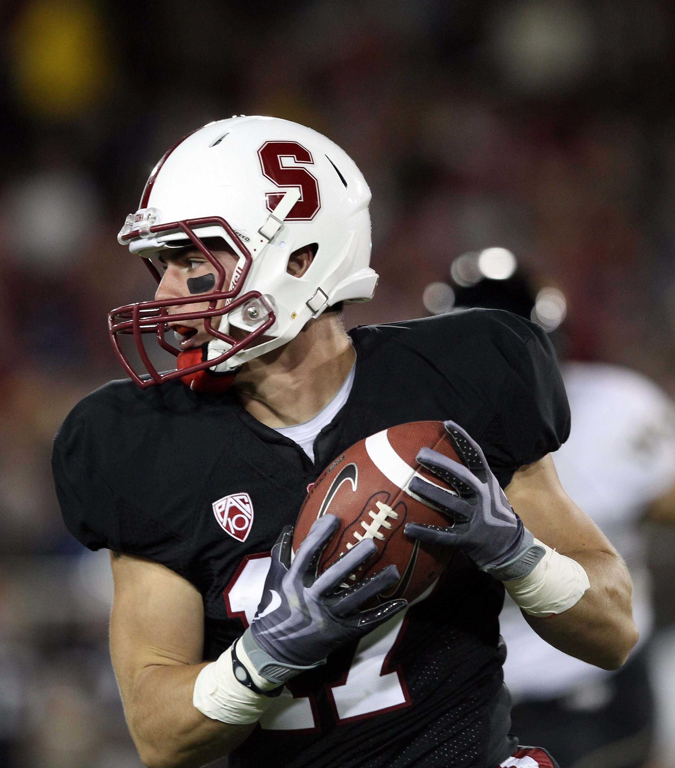 PALO ALTO, CA - SEPTEMBER 18:  Griff Whalen #17 of the Stanford Cardinal in action during their game against the Wake Forest Demon Deacons at Stanford Stadium on September 18, 2010 in Palo Alto, California.  (Photo by Ezra Shaw/Getty Images)